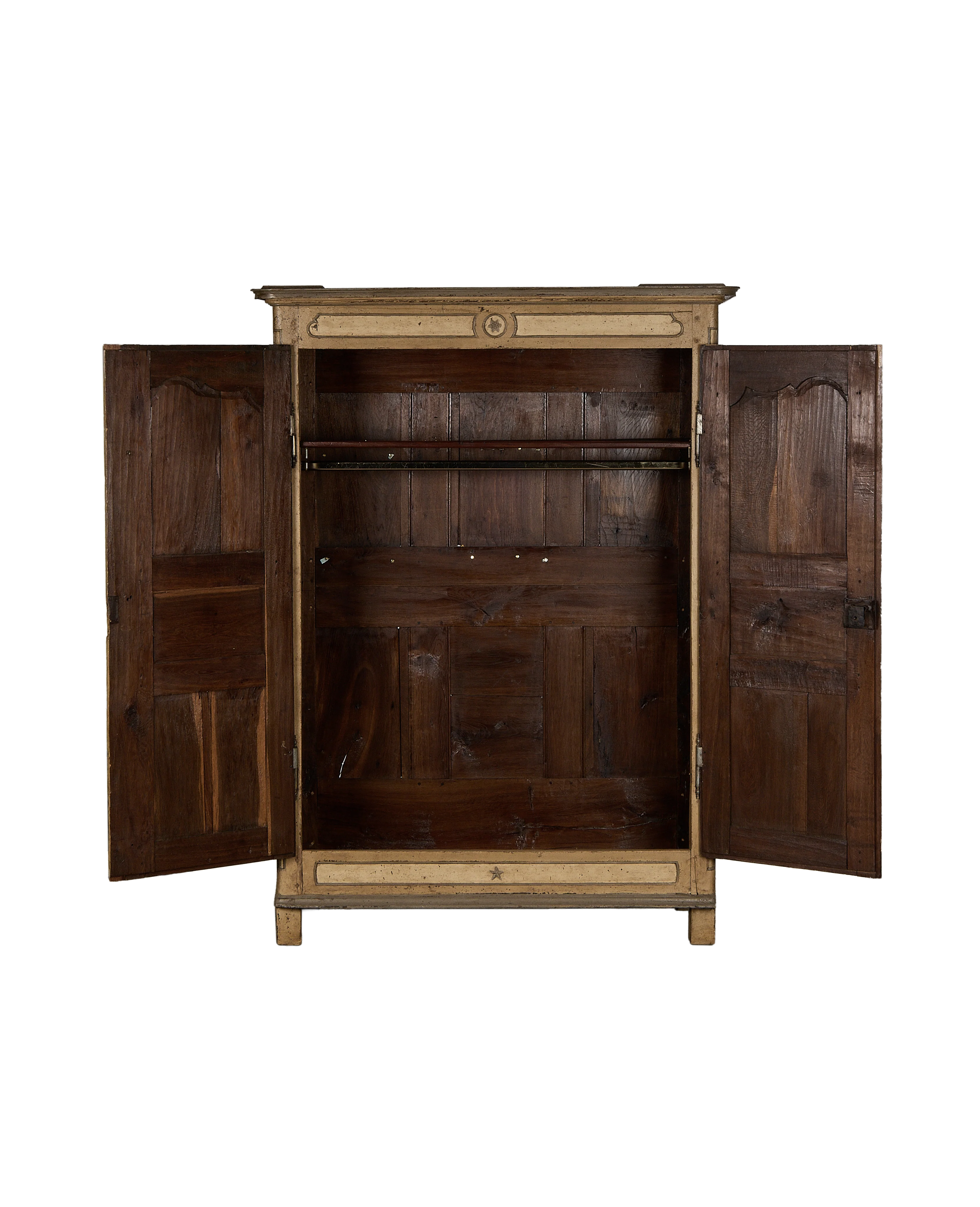 Painted Wood Armoire - Image 2