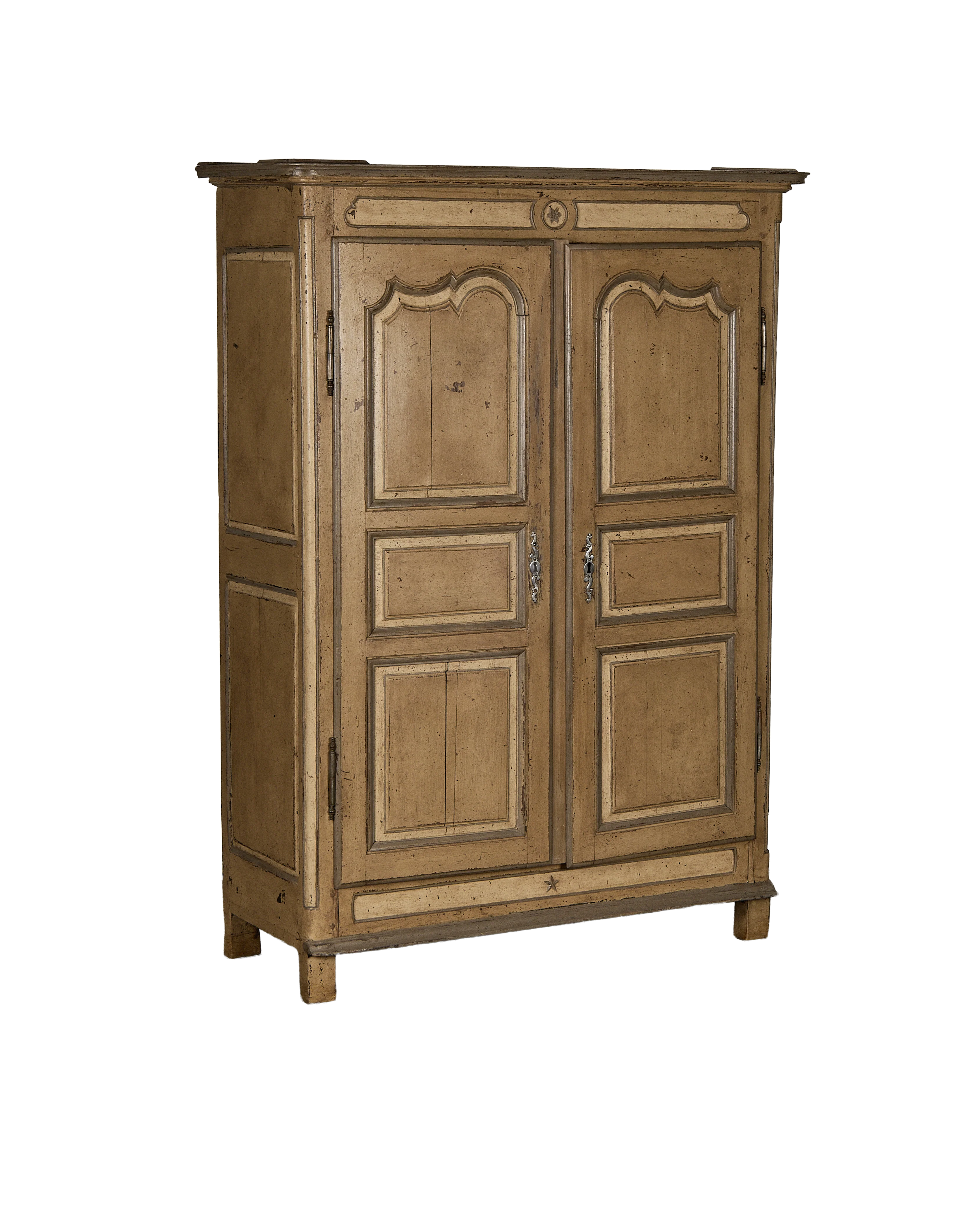Painted Wood Armoire - Image 3
