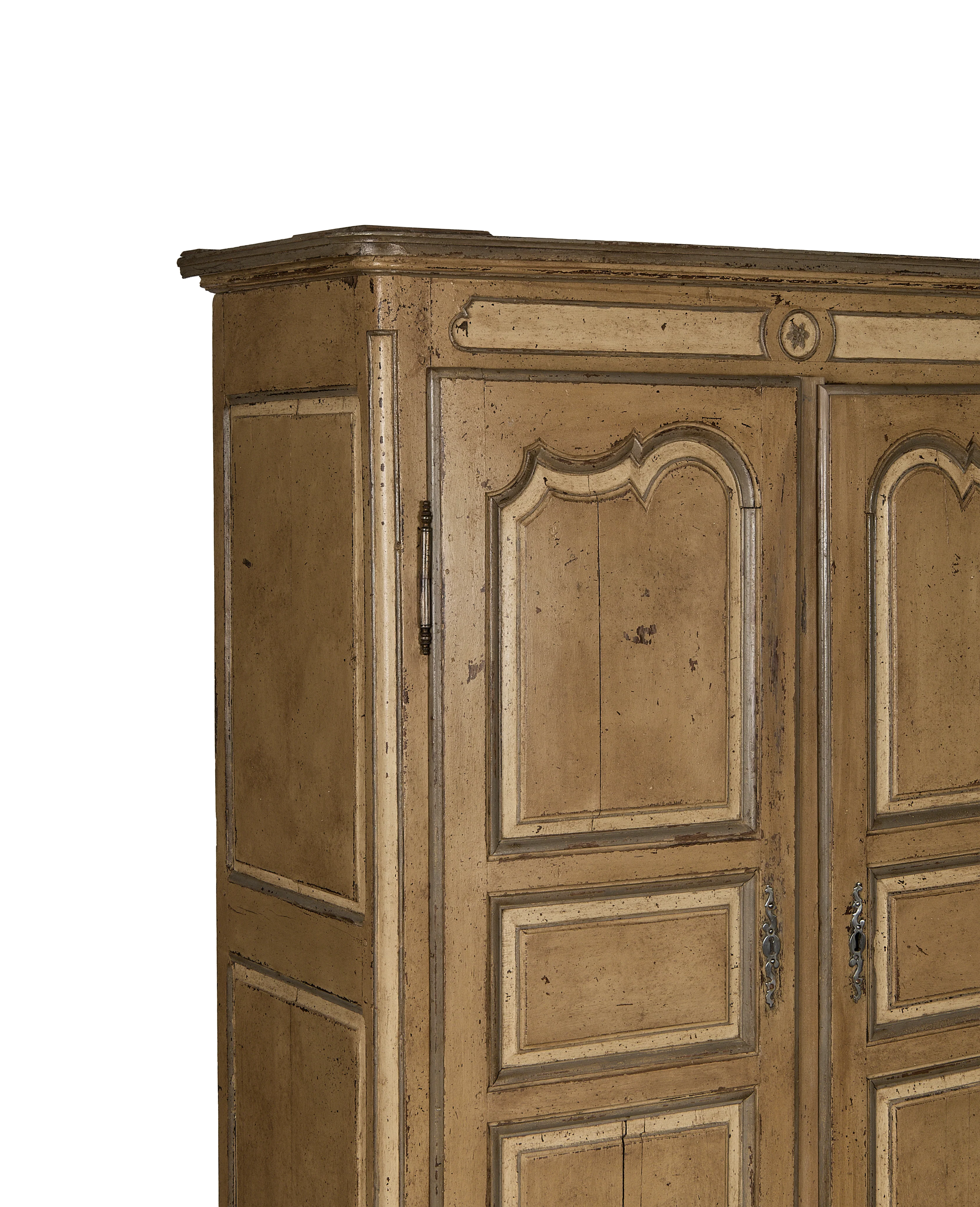Painted Wood Armoire - Image 4