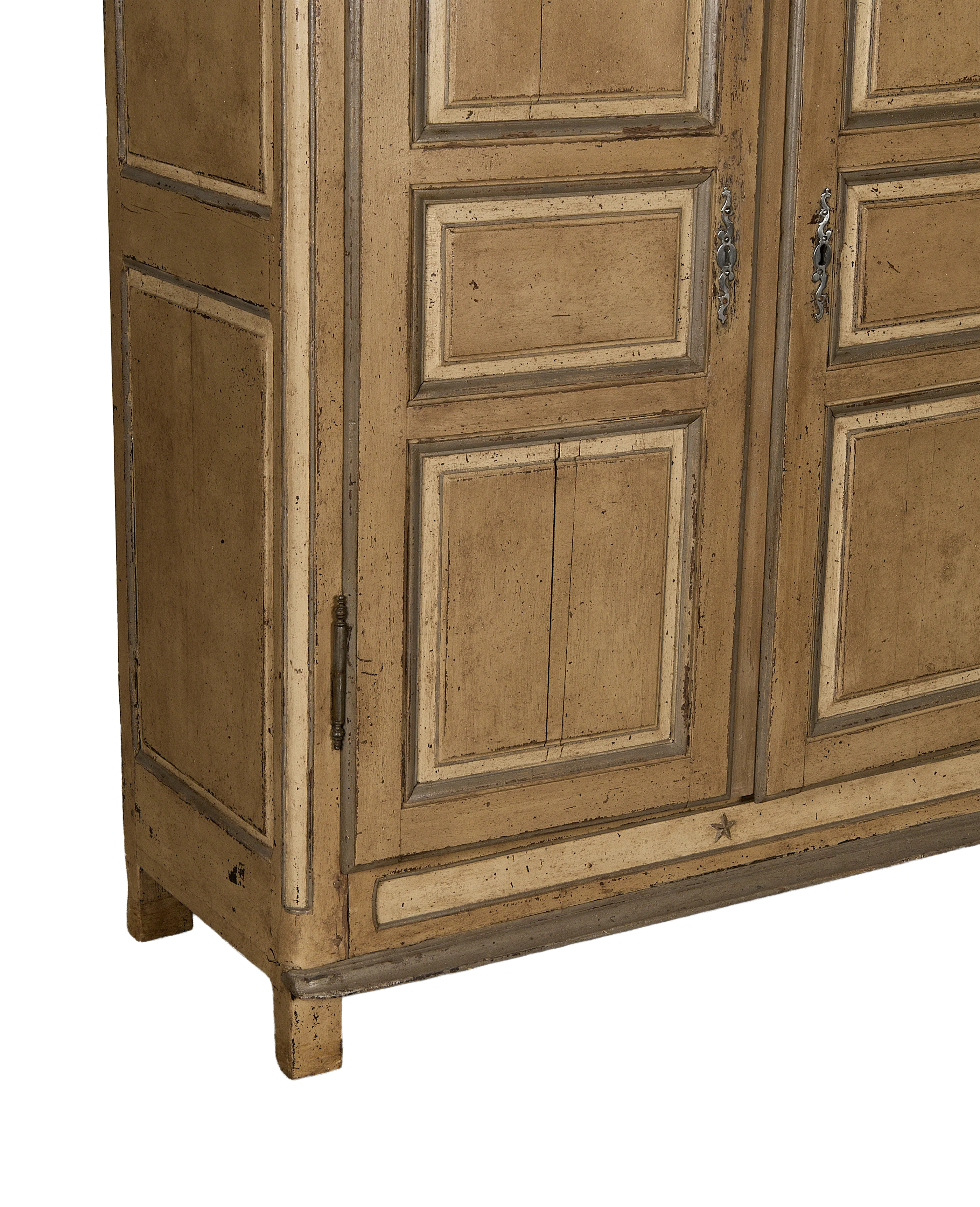 Painted Wood Armoire - Image 5