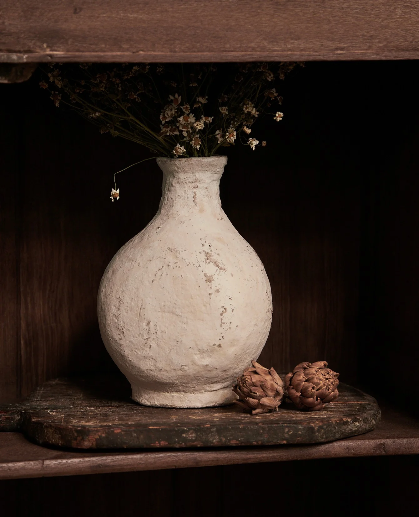 Paper Mache Vase - Bulb - Image 3