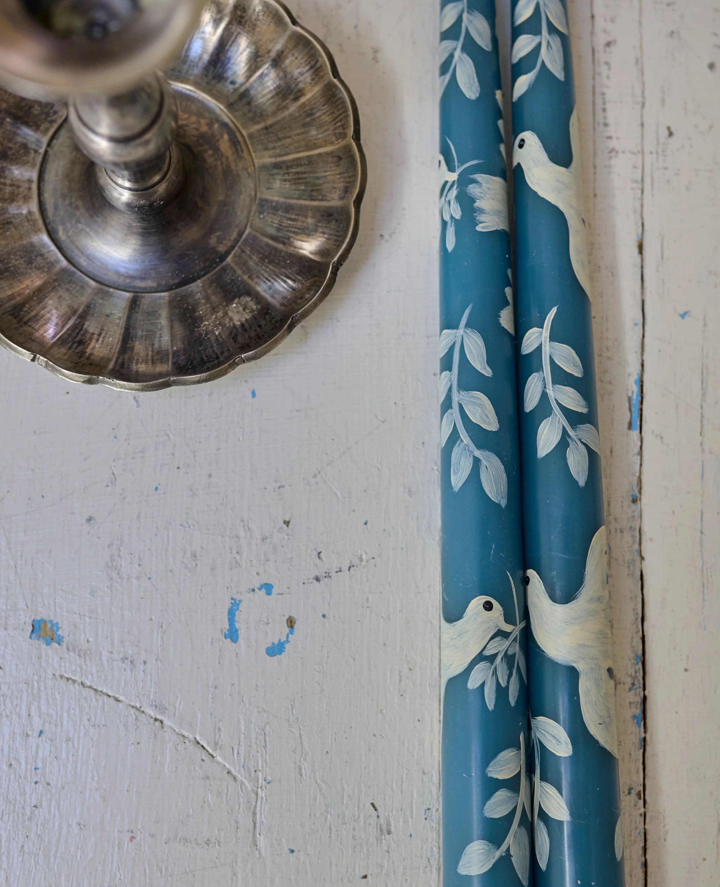 Peace Dove Taper Candle - Image 5