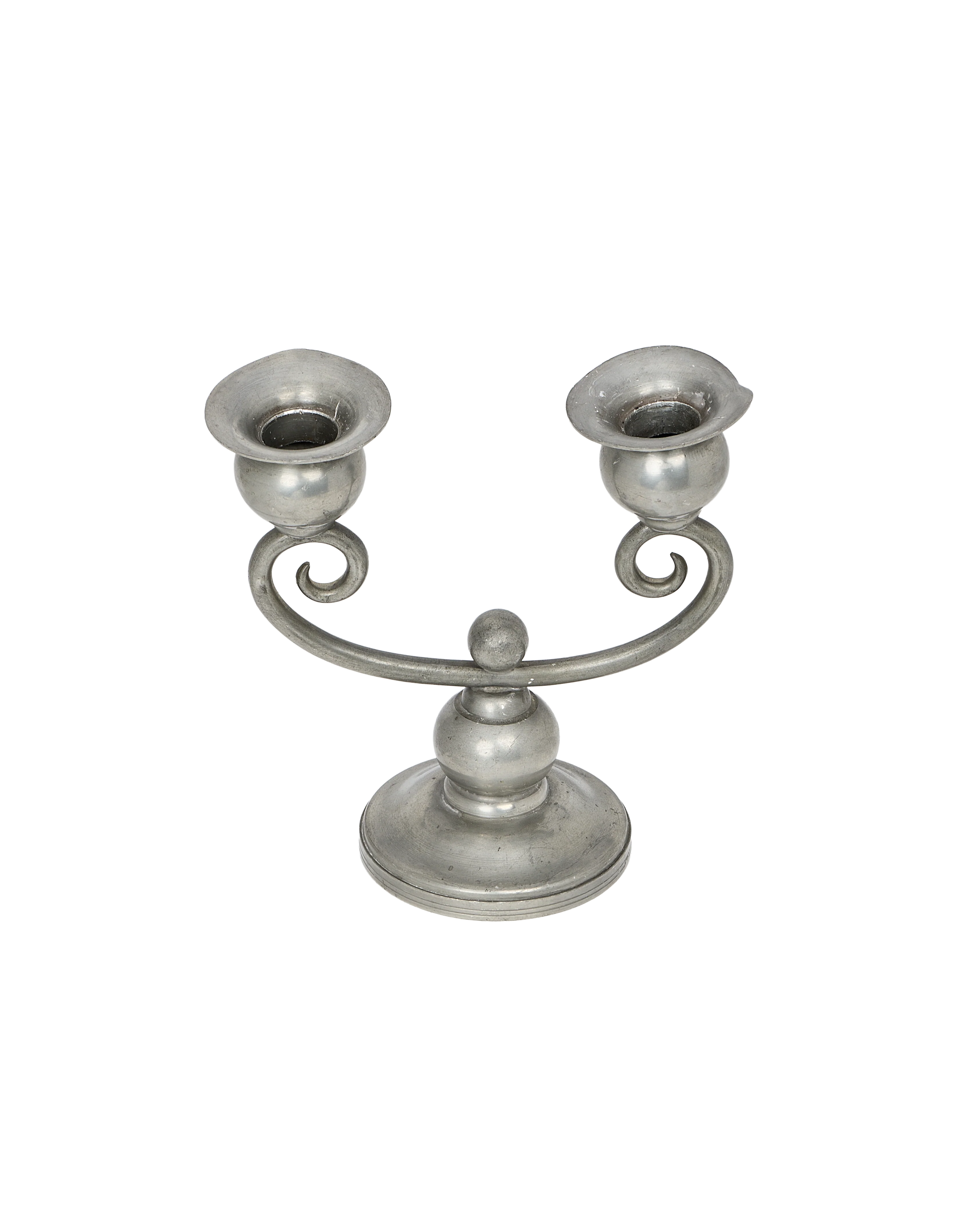 Pewter Spiral Candle Holder - Image 3