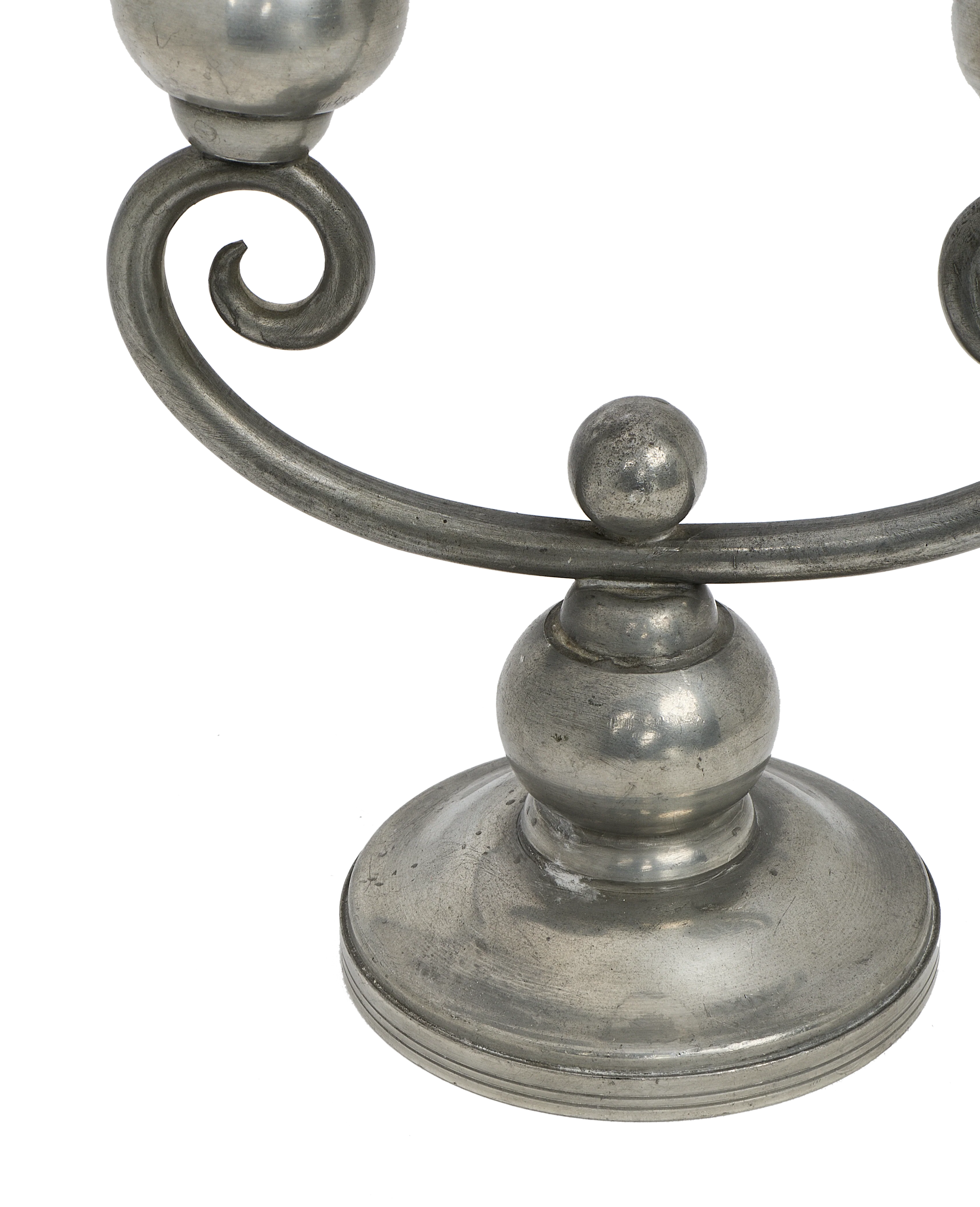 Pewter Spiral Candle Holder - Image 4