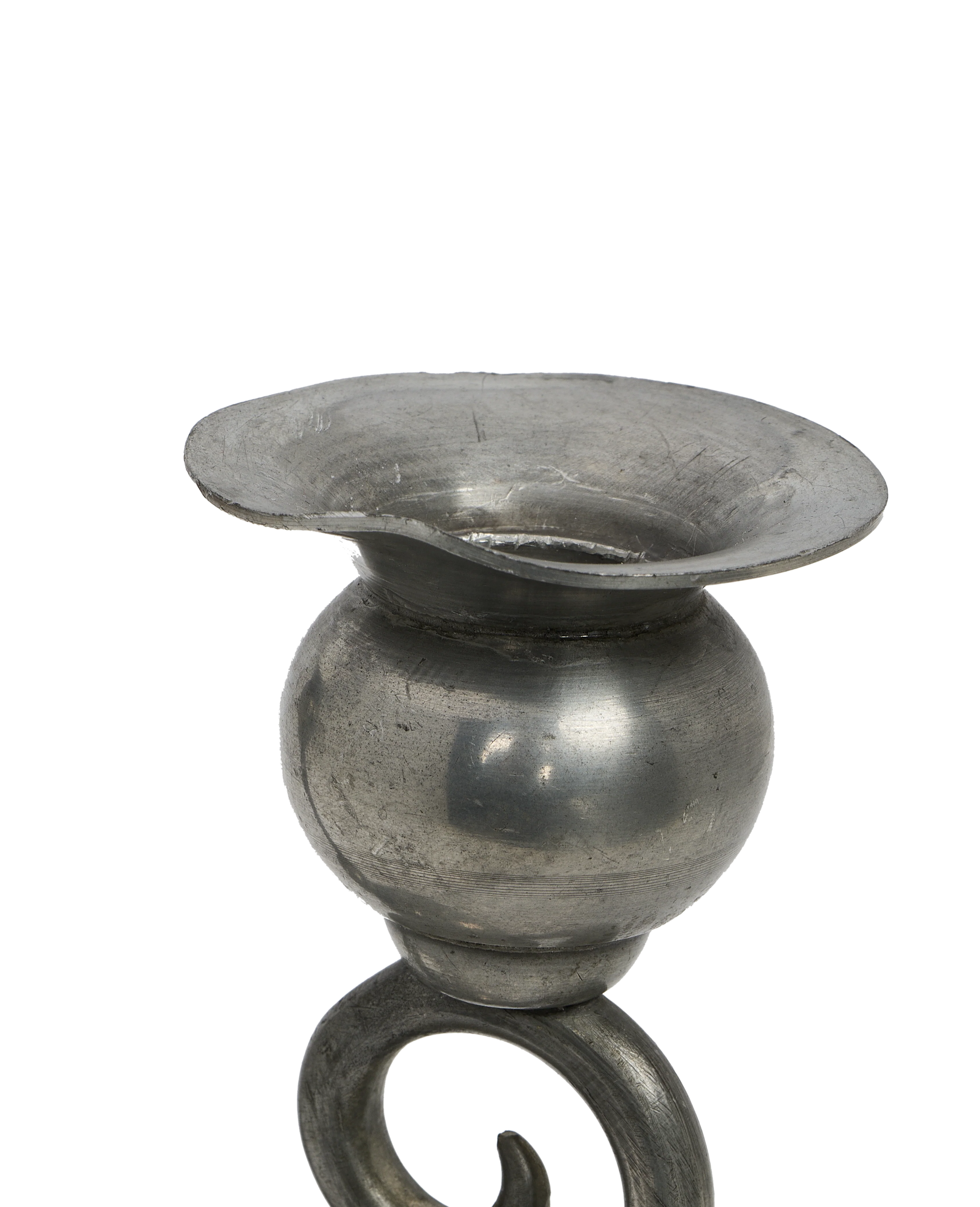 Pewter Spiral Candle Holder - Image 5