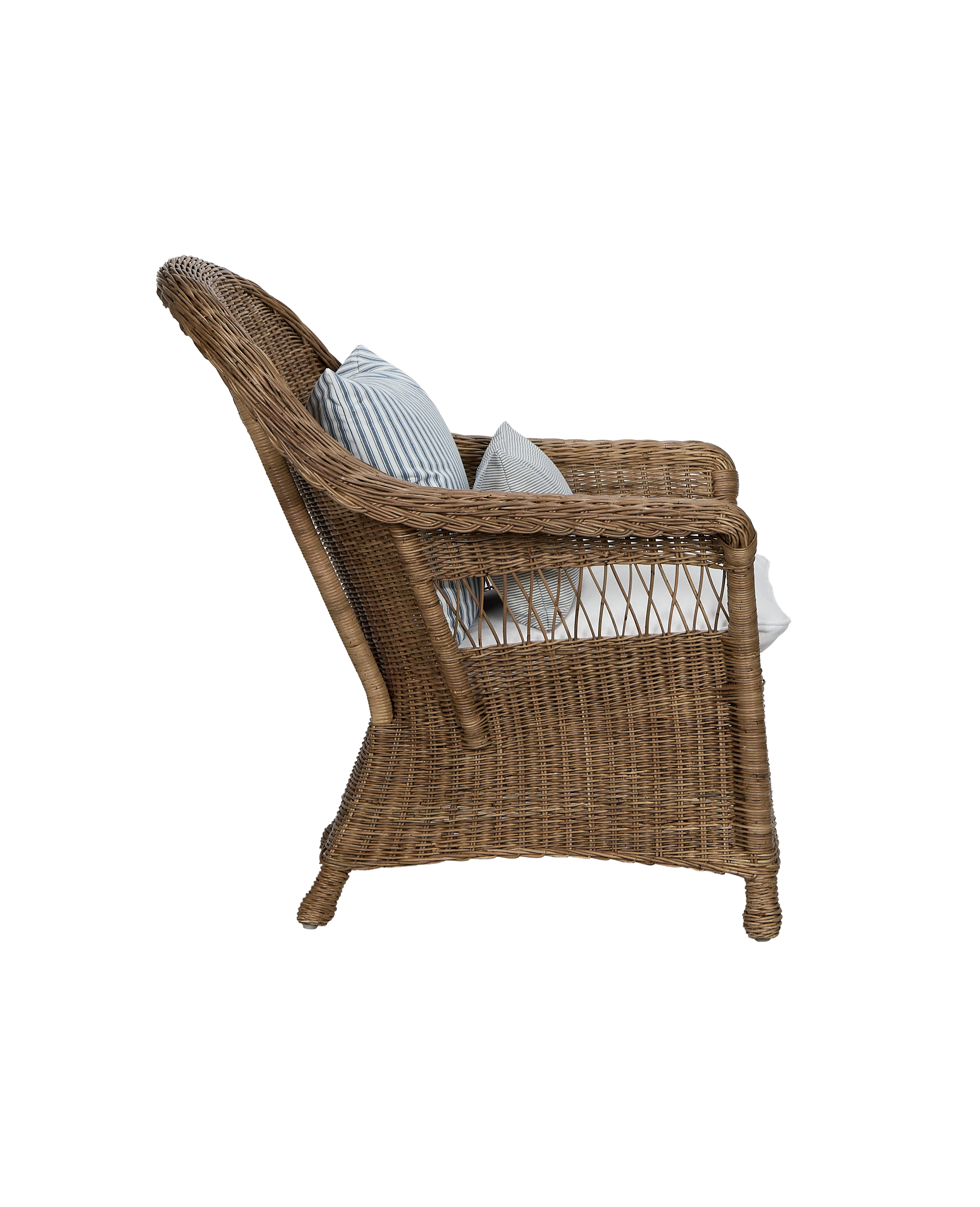 Reader Rattan Armchair - Shell - Image 4