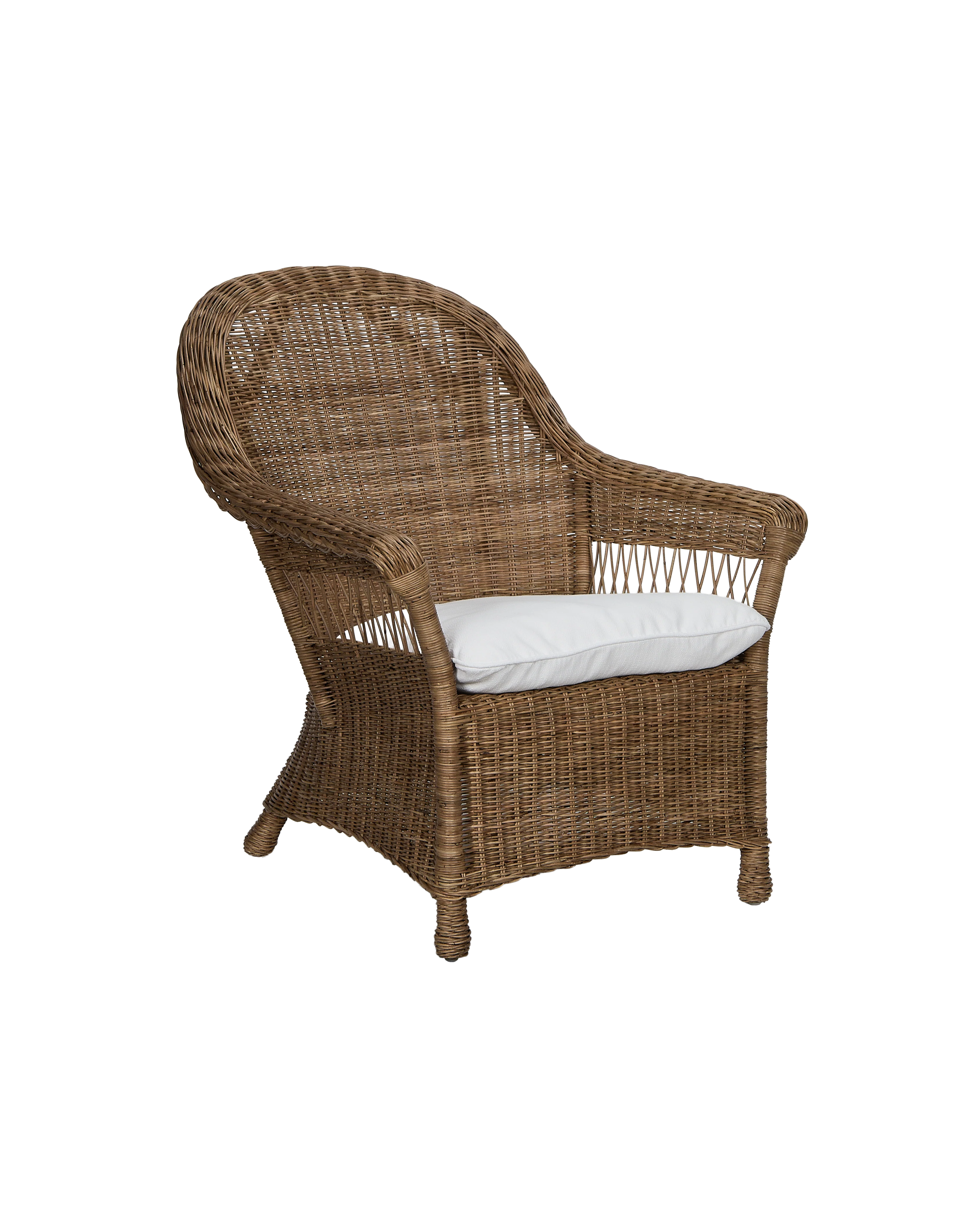 Reader Rattan Armchair - Shell - Image 6