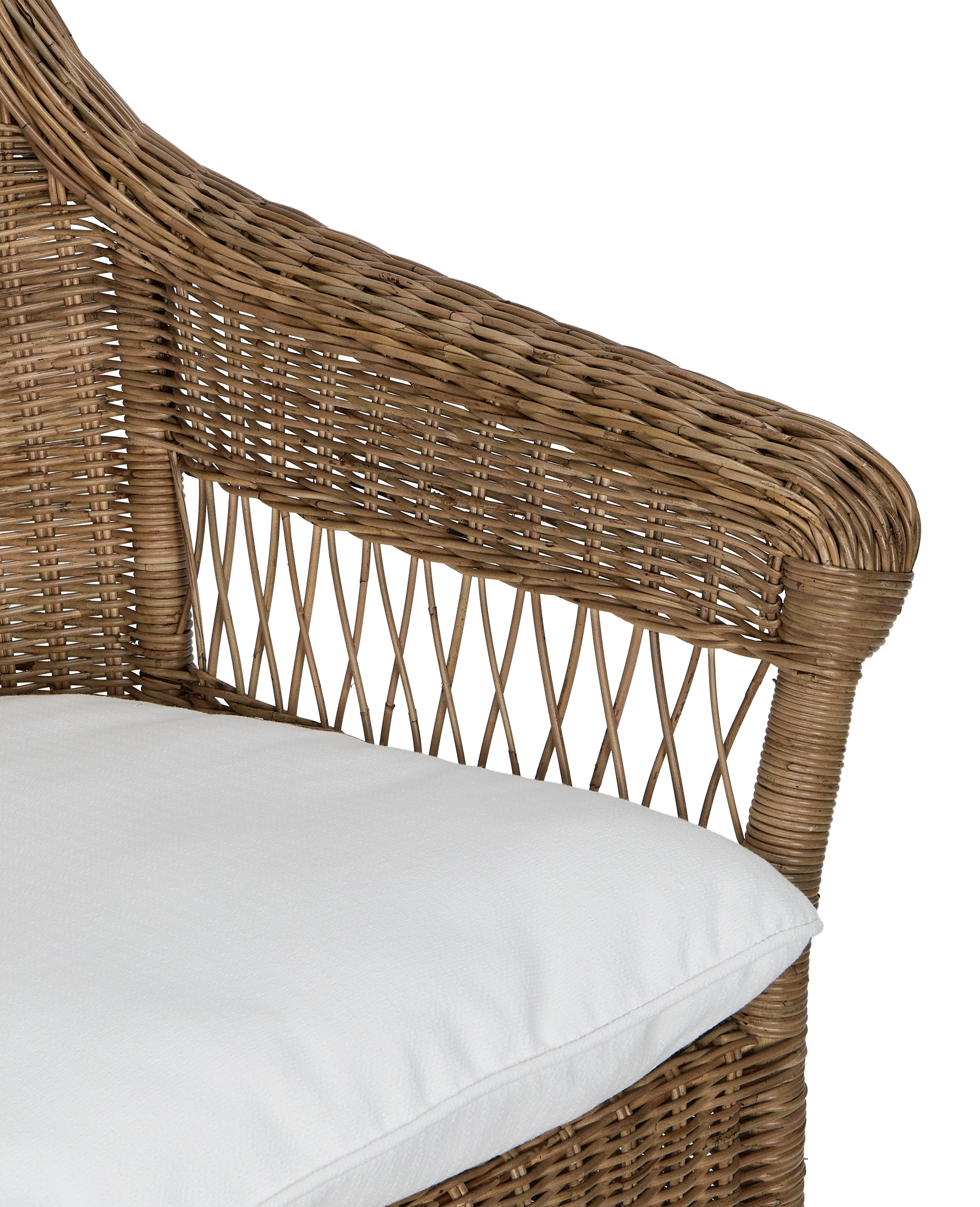 Reader Rattan Armchair - Shell - Image 7