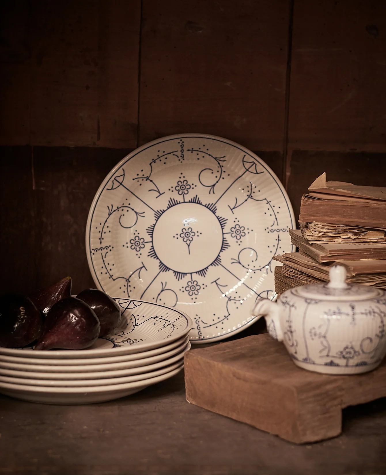 Royal Boch Plate - Blue Floral - Image 3