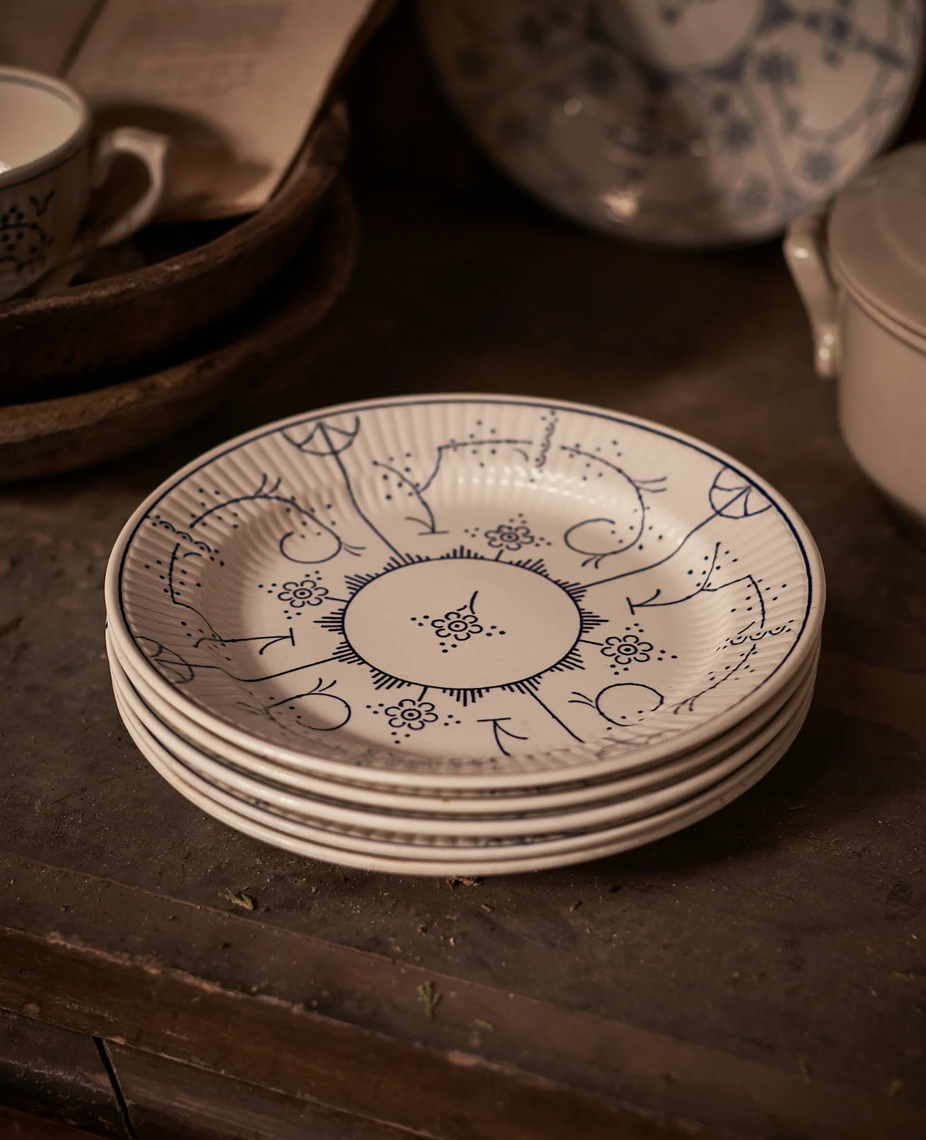 Royal Boch Plate - Blue Floral - Image 5