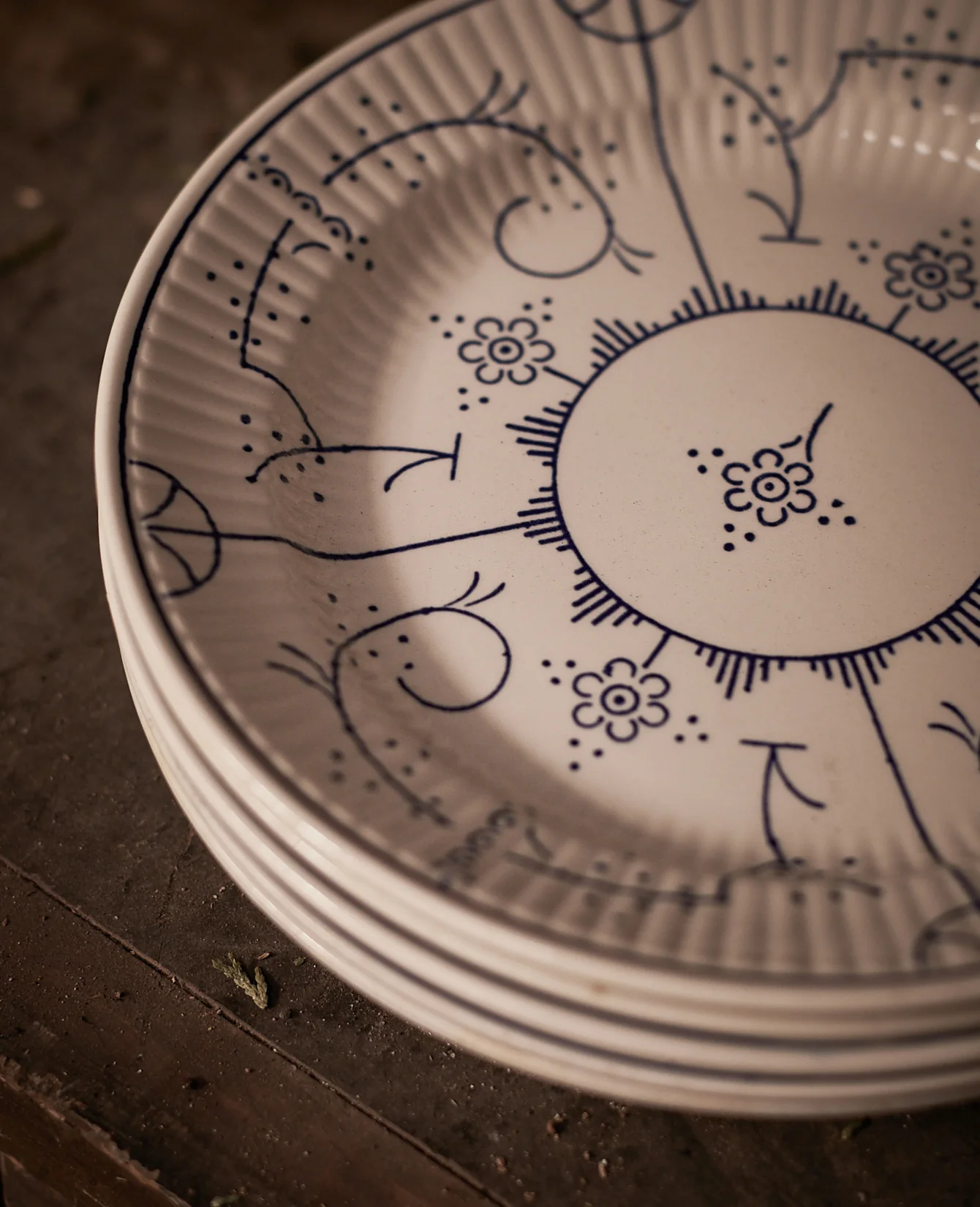 Royal Boch Plate - Blue Floral - Image 6