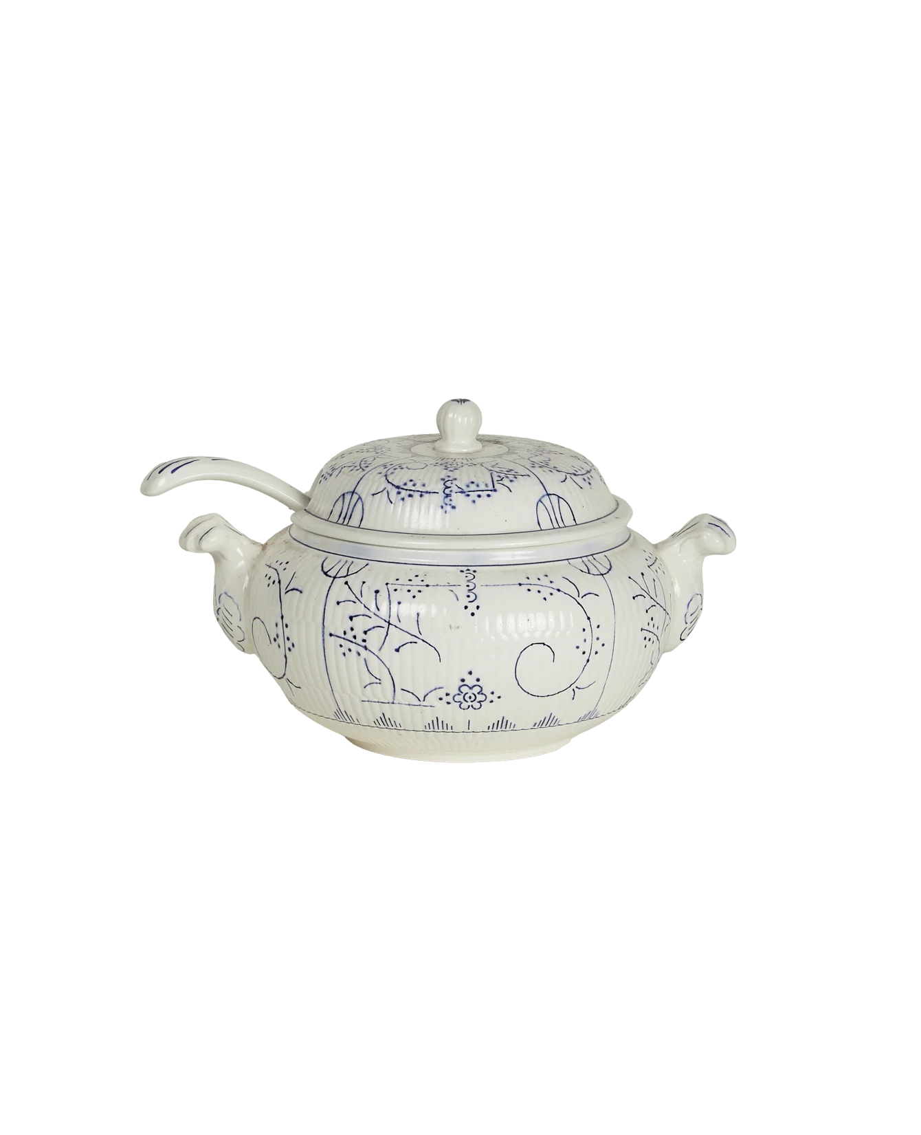 Royal Boch Soup Server - Blue Floral