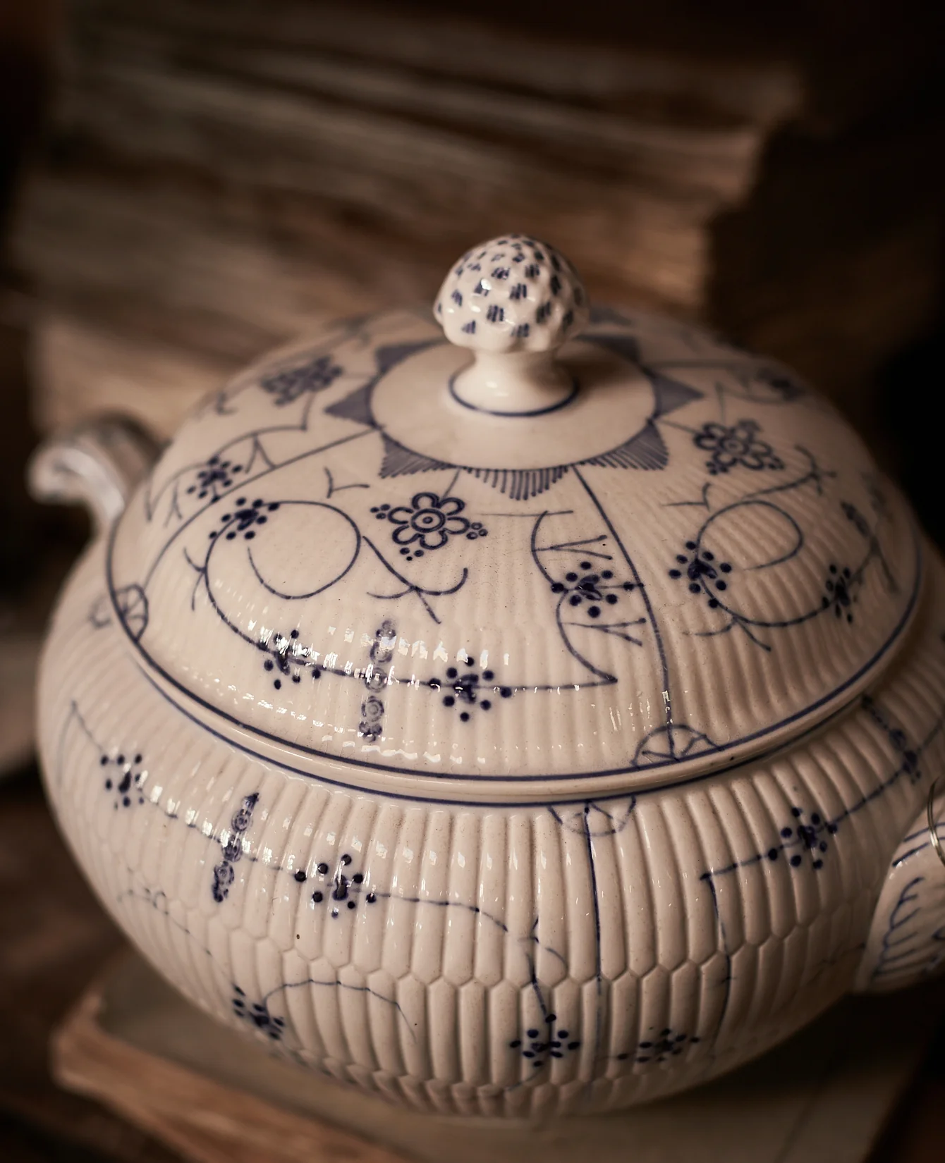 Royal Boch Soup Server - Blue Floral - Image 7