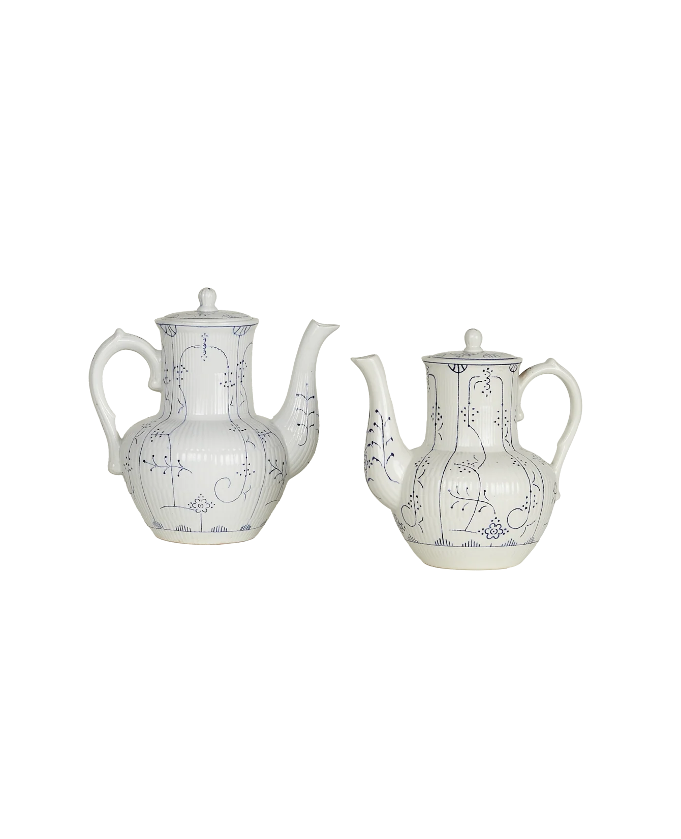 Royal Boch Tea Pot - Blue Floral