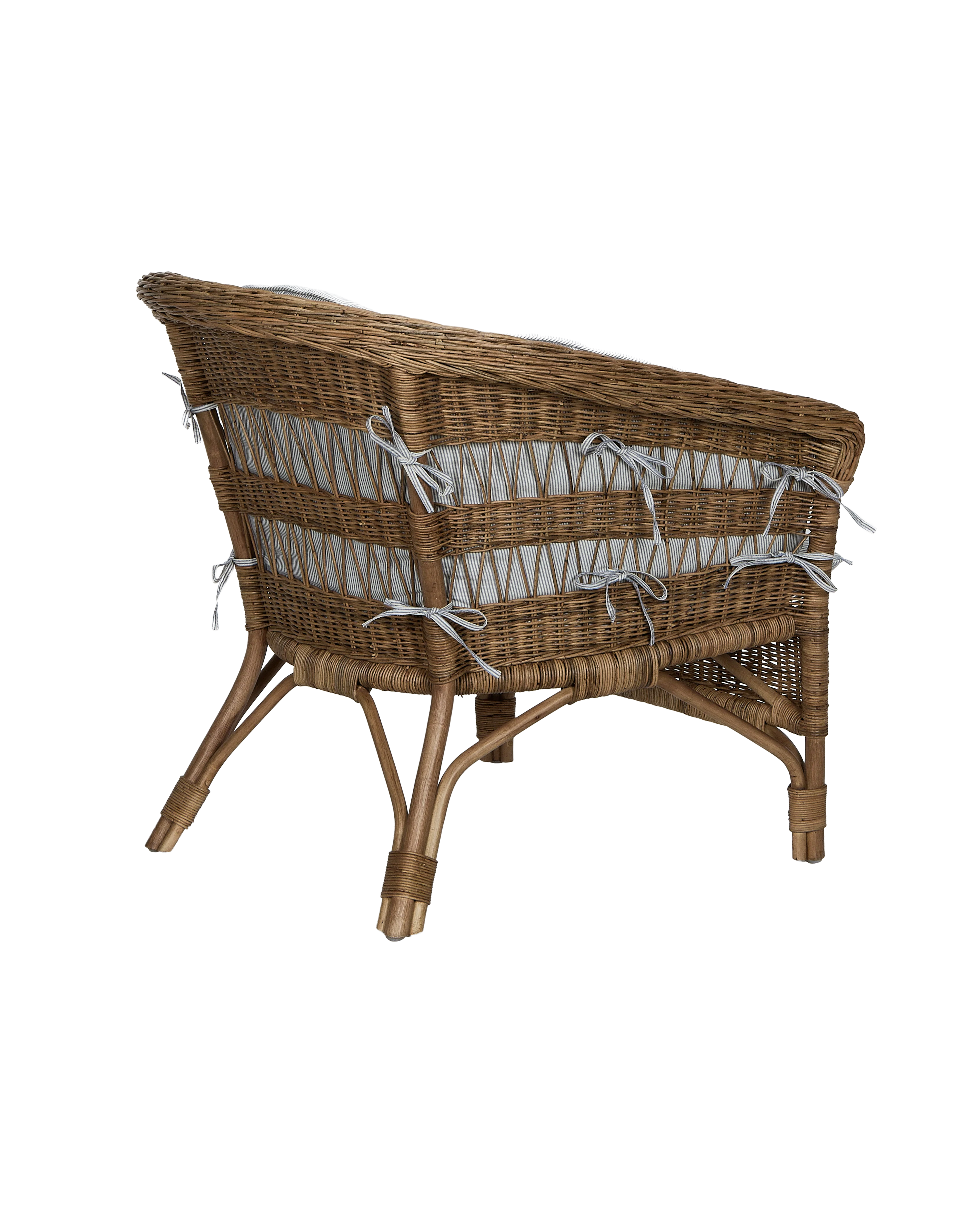 Sanctuary Lounge Chair Back Cushion - Bayside Stripe