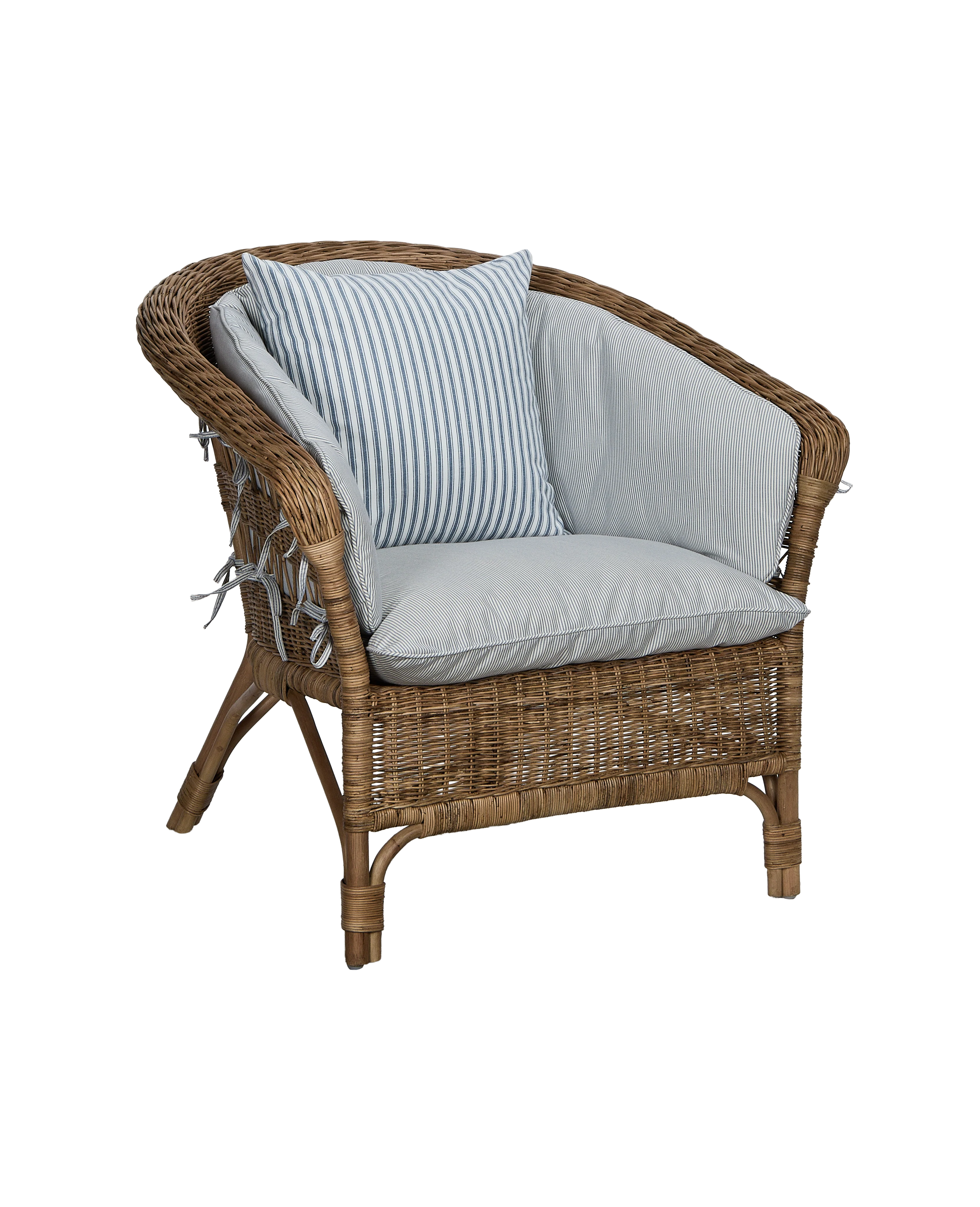 Sanctuary Lounge Chair Back Cushion - Bayside Stripe - Image 2