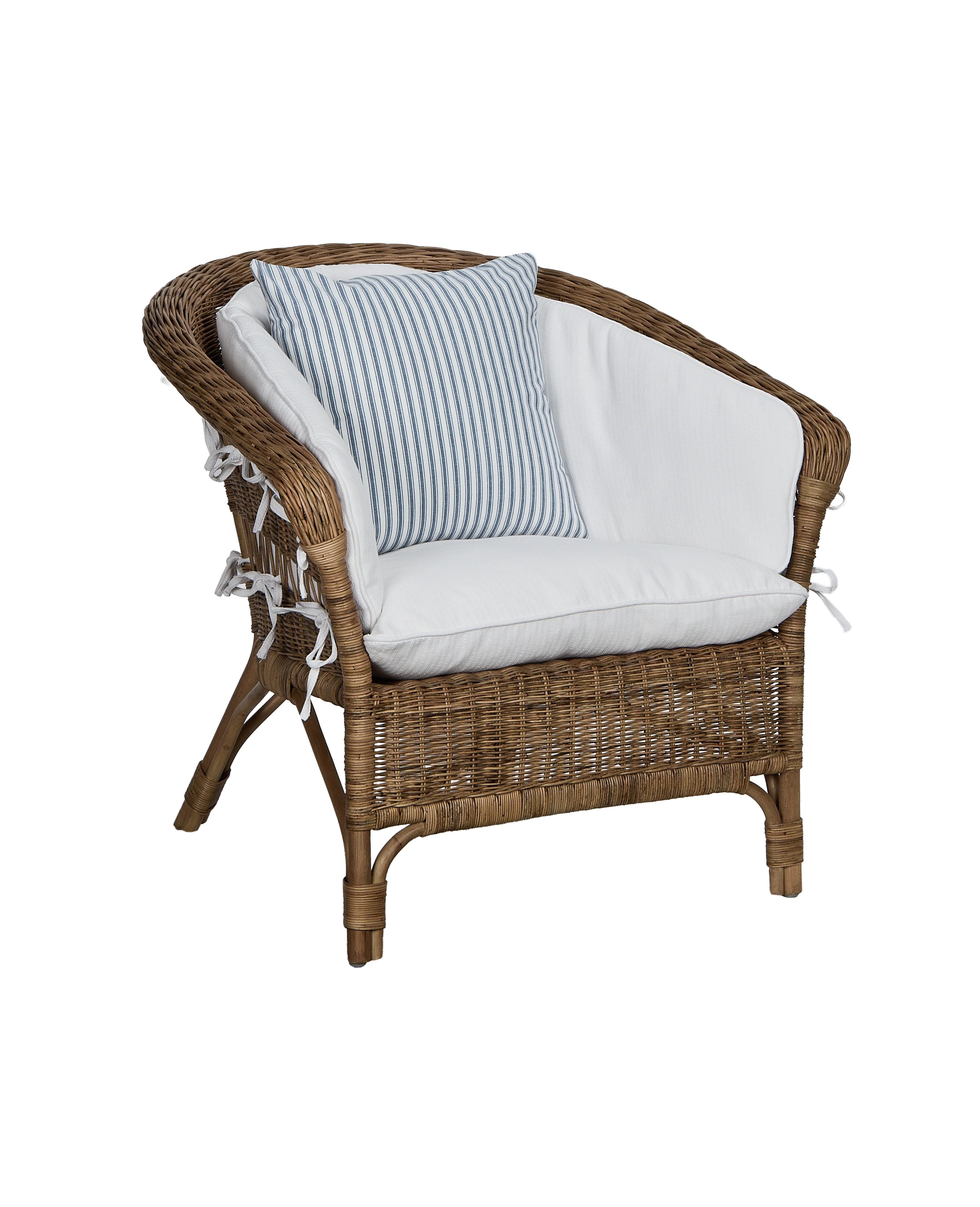 Sanctuary Rattan Lounge Chair - Shell