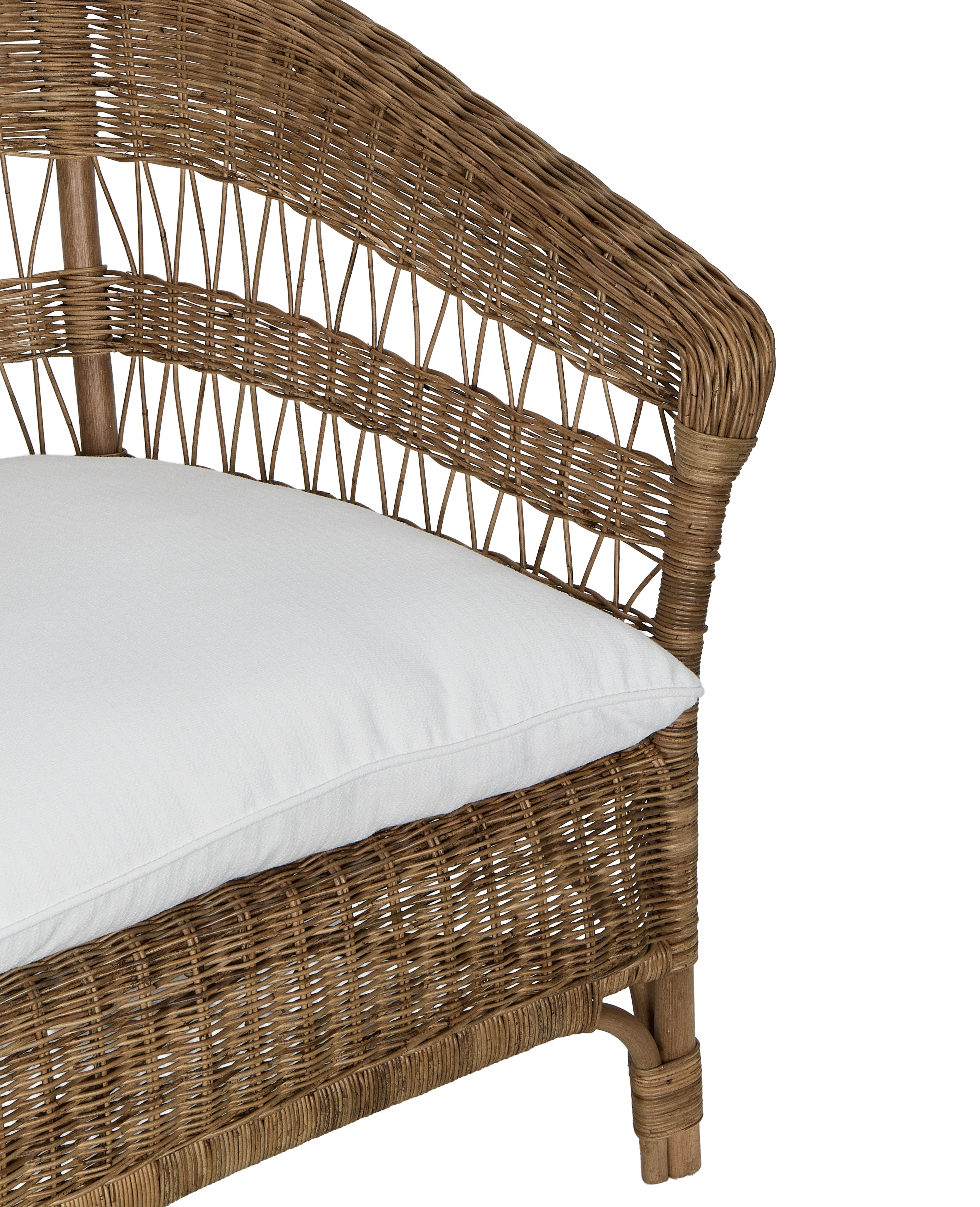 Sanctuary Rattan Lounge Chair - Shell - Image 6