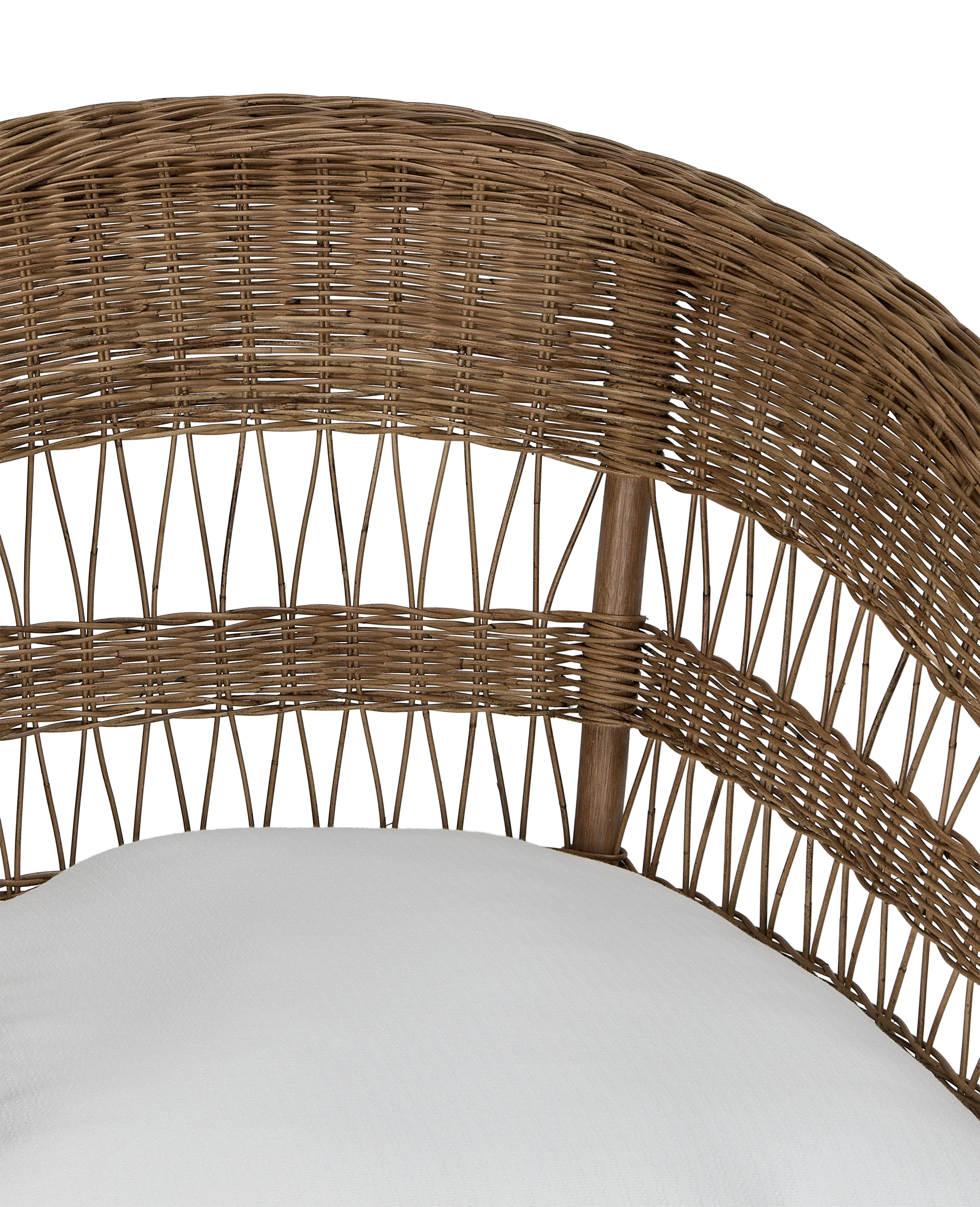 Sanctuary Rattan Lounge Chair - Shell - Image 7