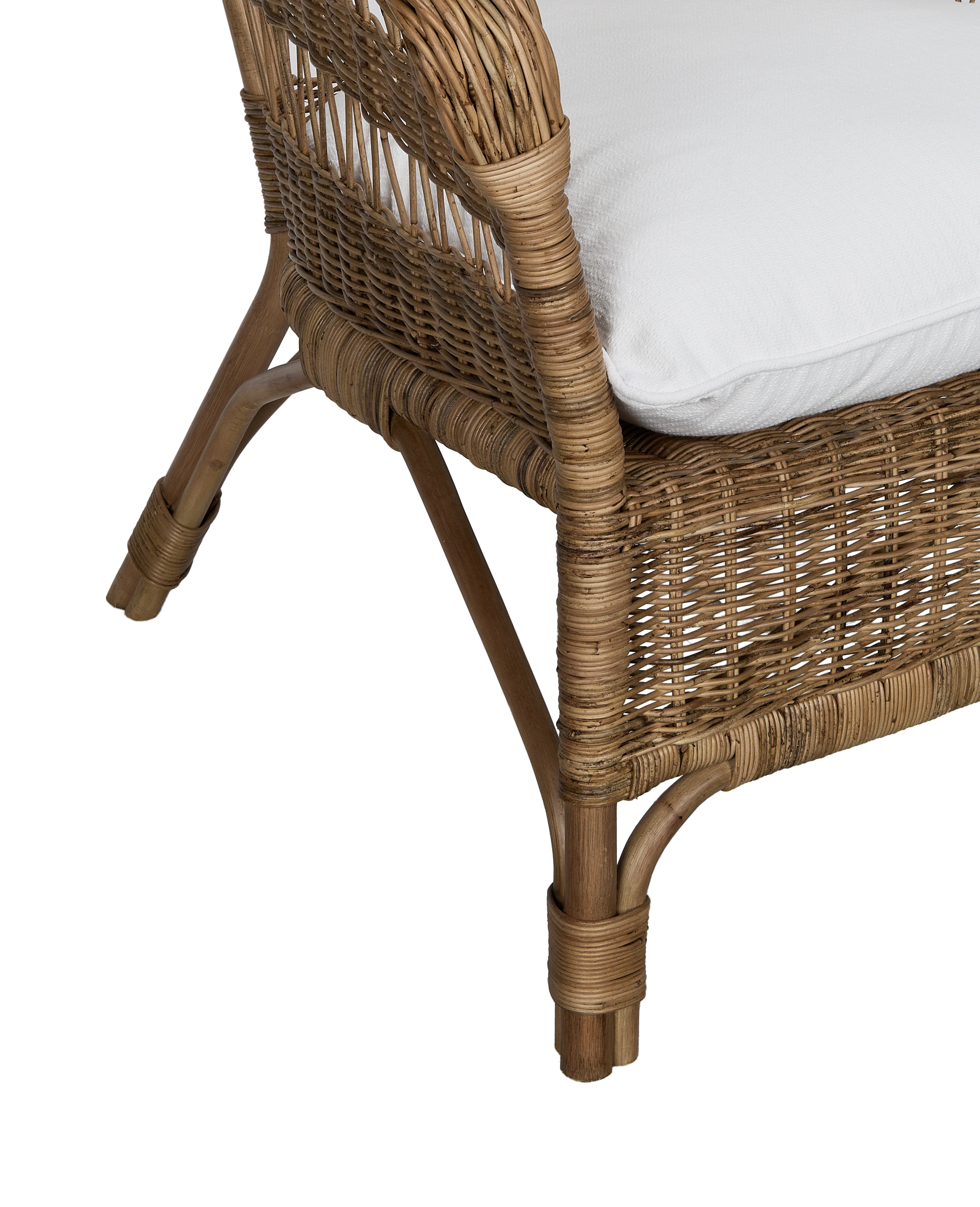 Sanctuary Rattan Lounge Chair - Shell - Image 8