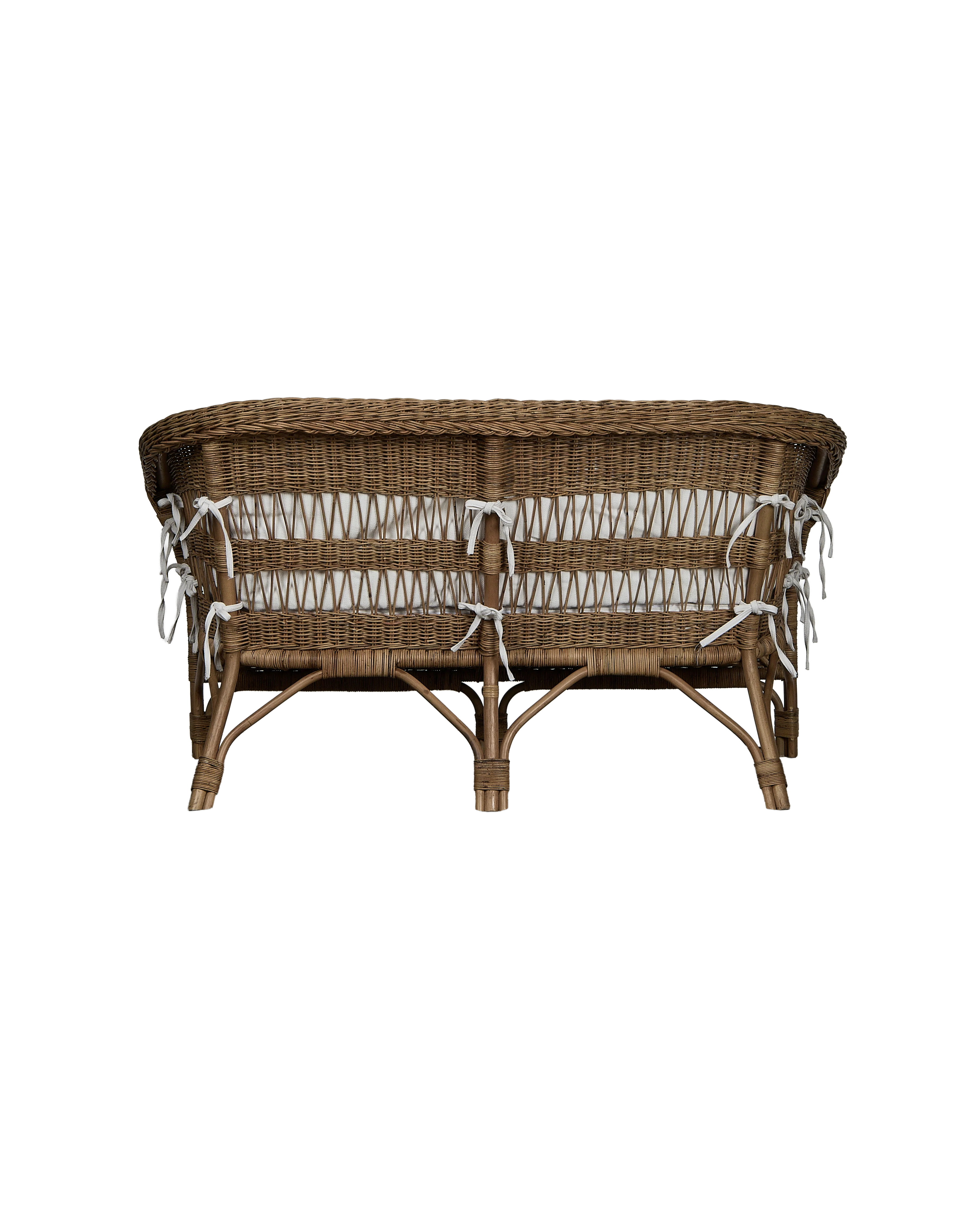 Sanctuary Rattan Loveseat - Shell - Image 7