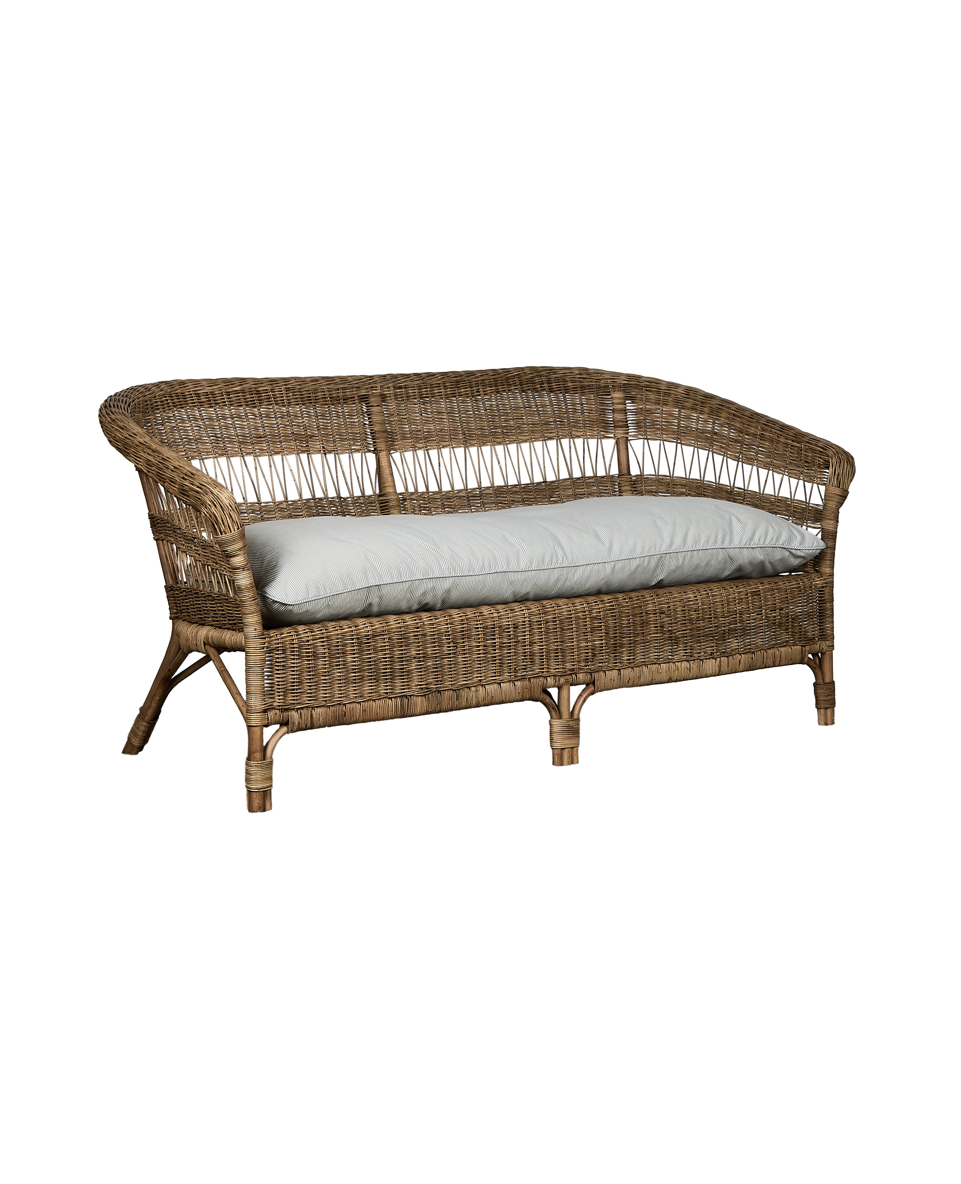 Sanctuary Rattan Sofa - Bayside Stripe - Image 10