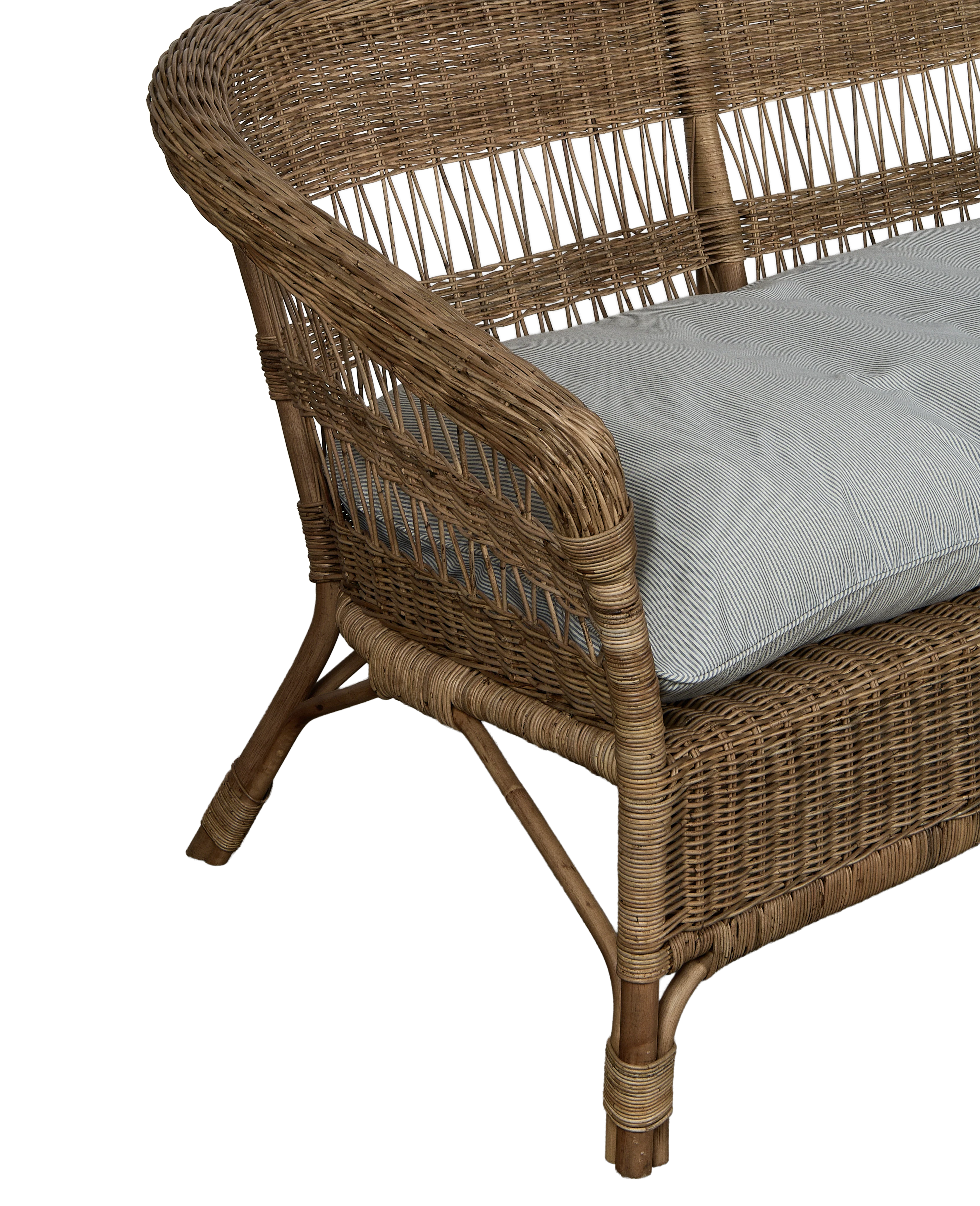 Sanctuary Rattan Sofa - Bayside Stripe - Image 14