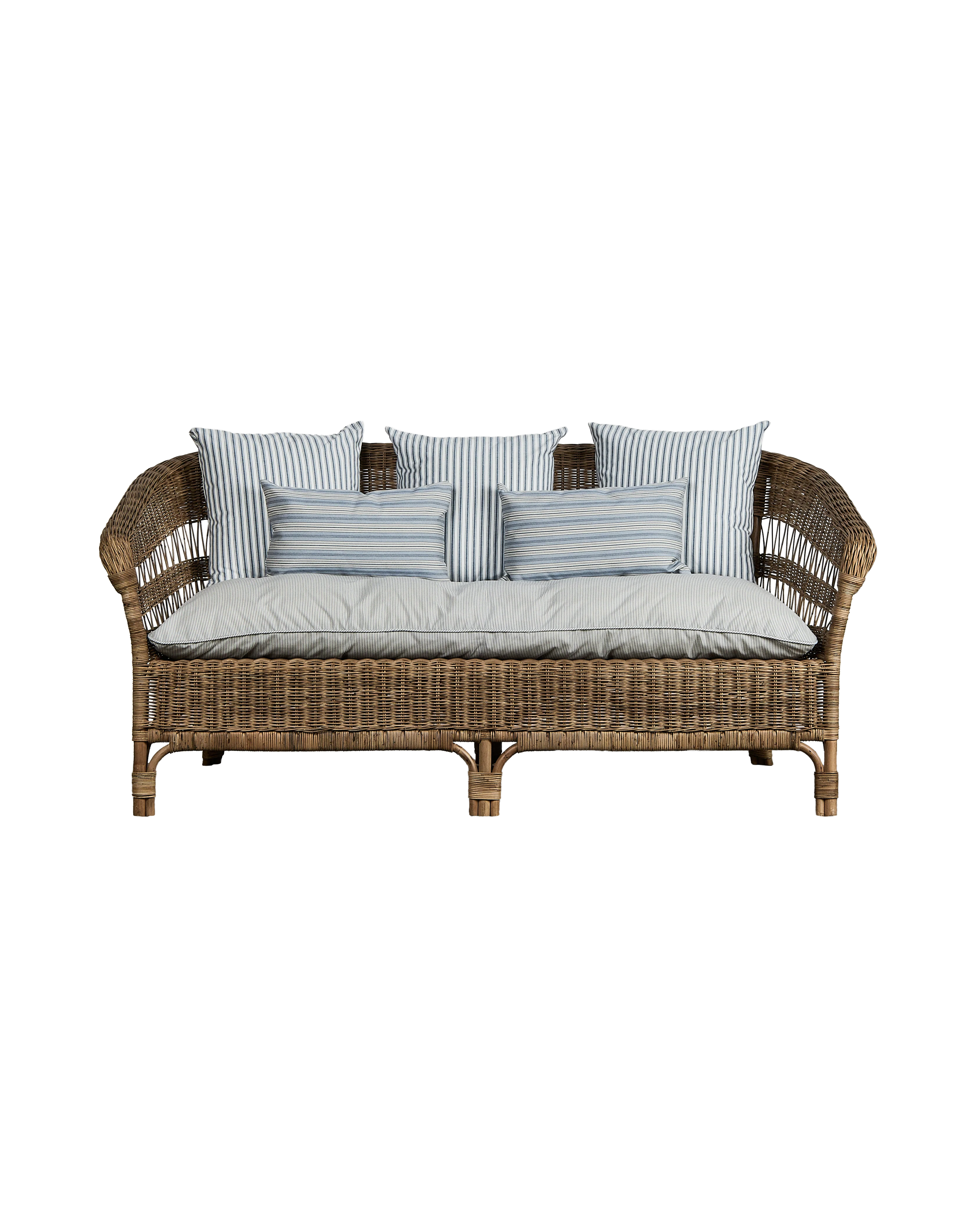 Sanctuary Rattan Sofa - Bayside Stripe - Image 7