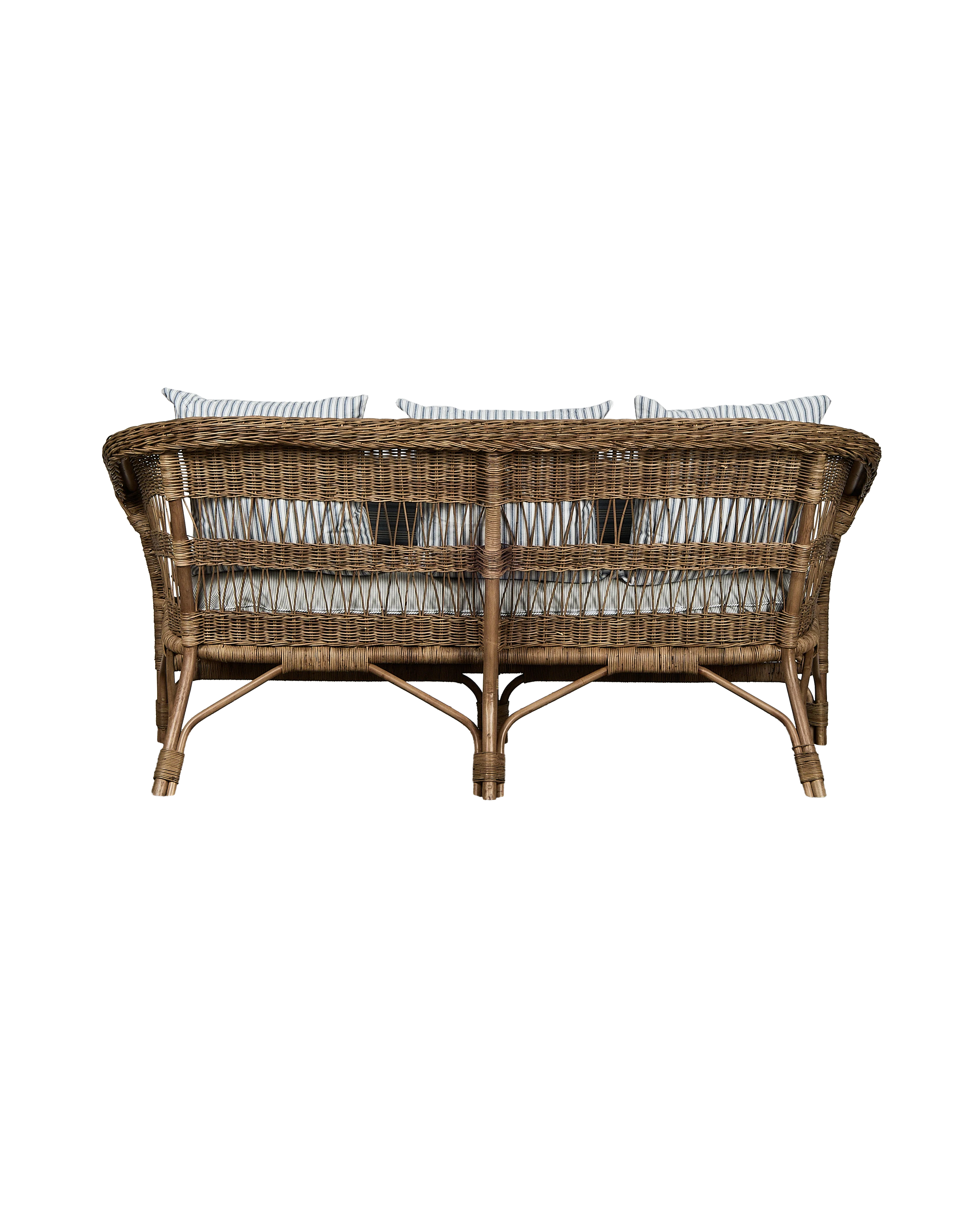 Sanctuary Rattan Sofa - Bayside Stripe - Image 9