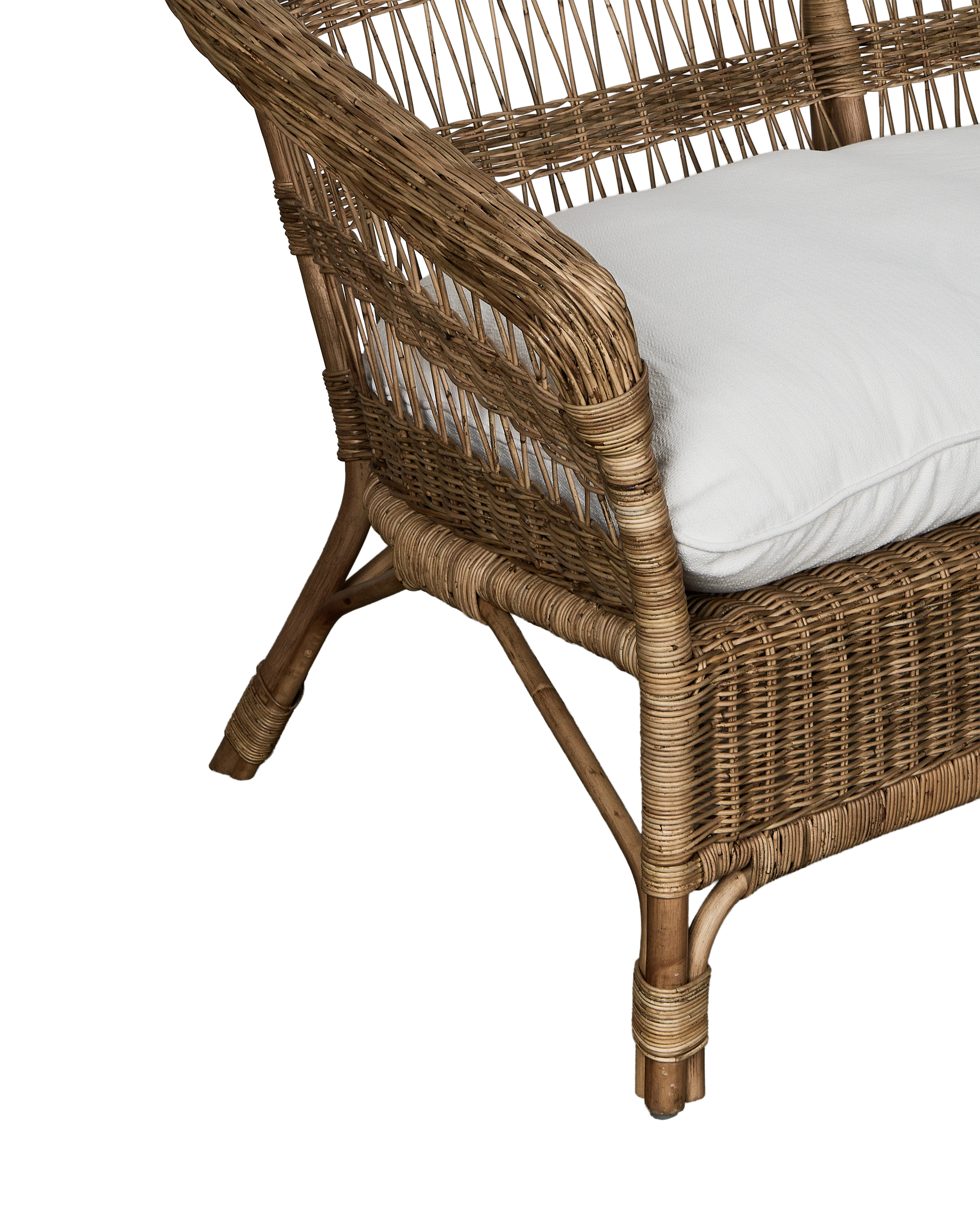 Sanctuary Rattan Sofa - Shell - Image 11