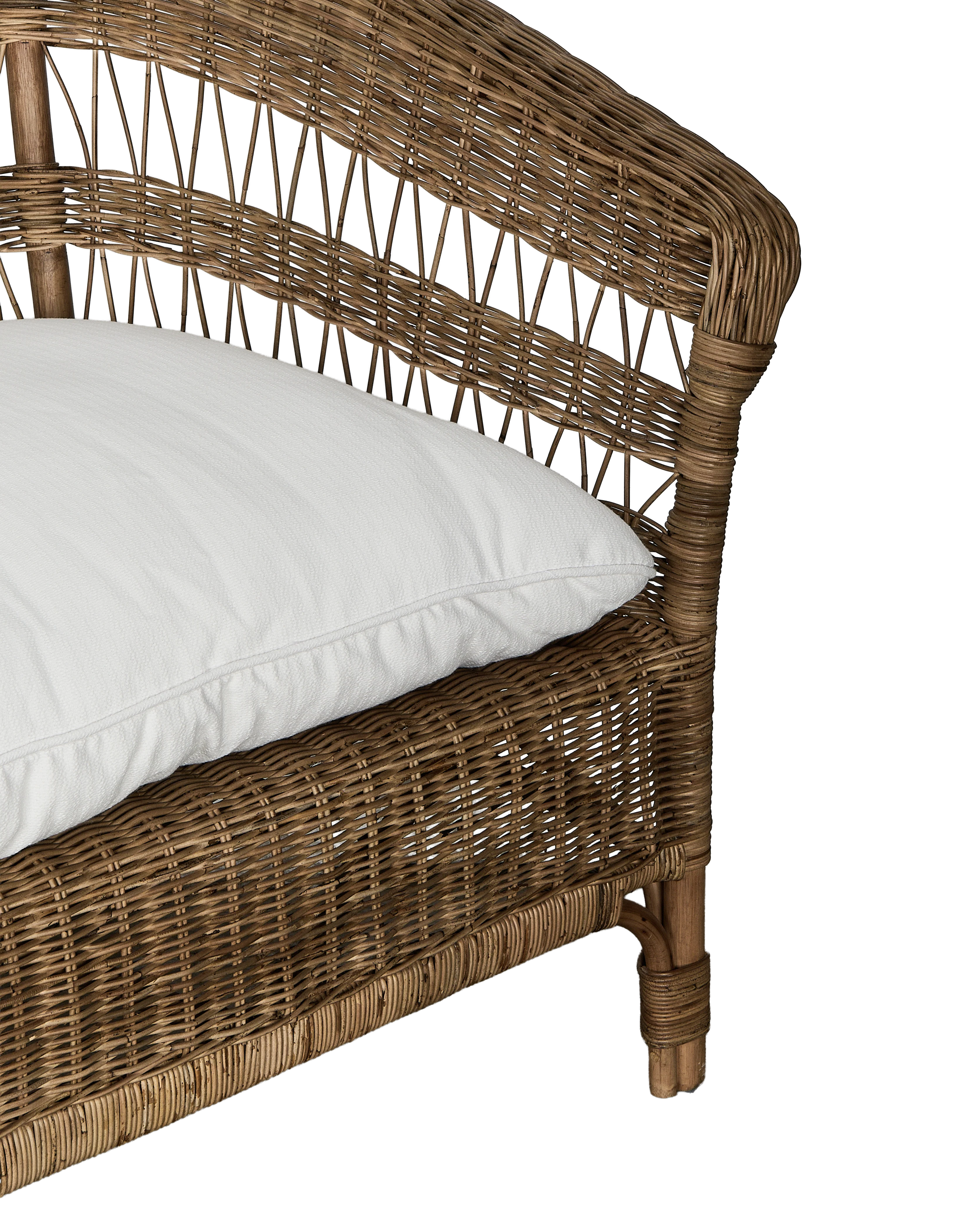 Sanctuary Rattan Sofa - Shell - Image 12