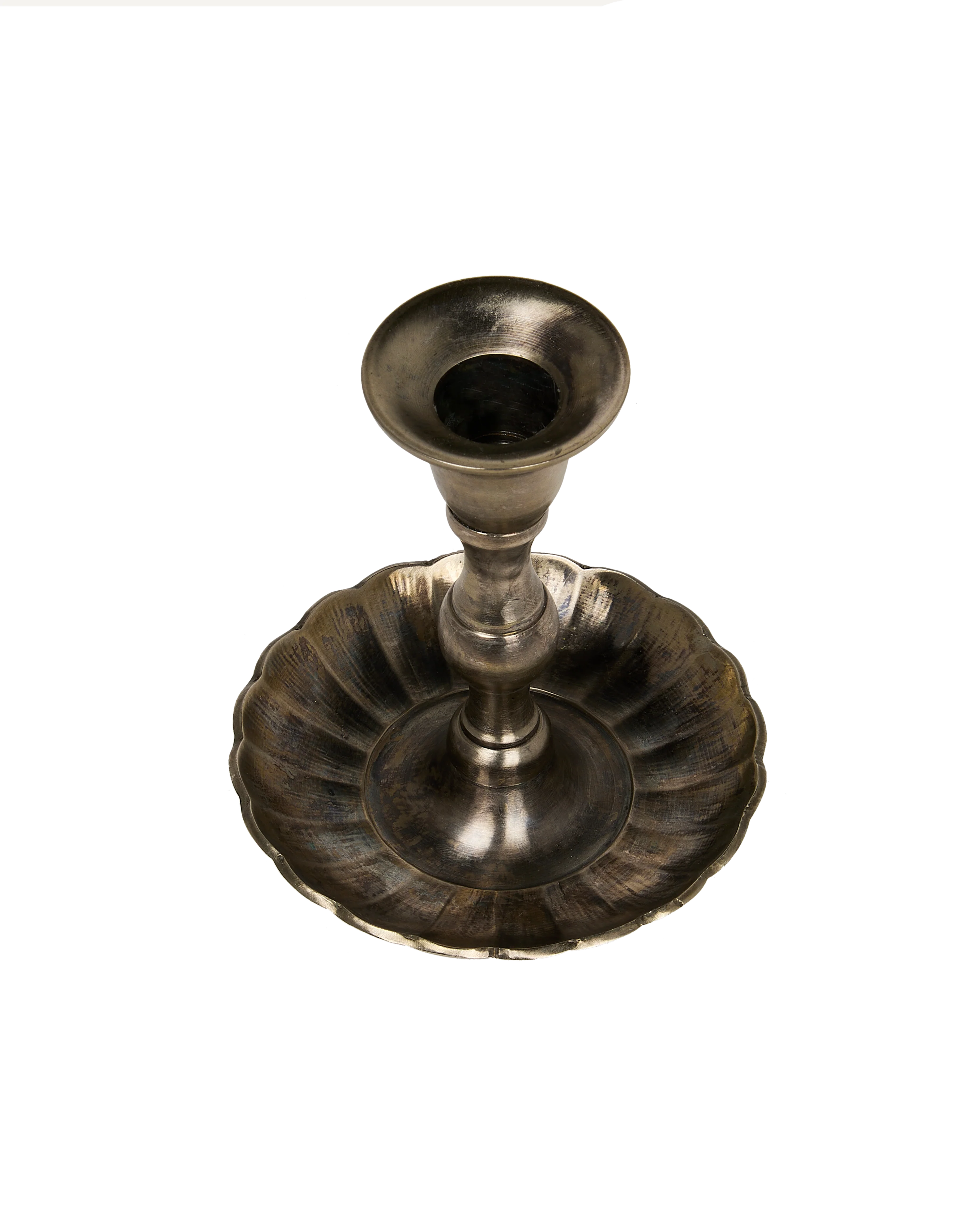 Scalloped Taper Candle Holder - Image 3