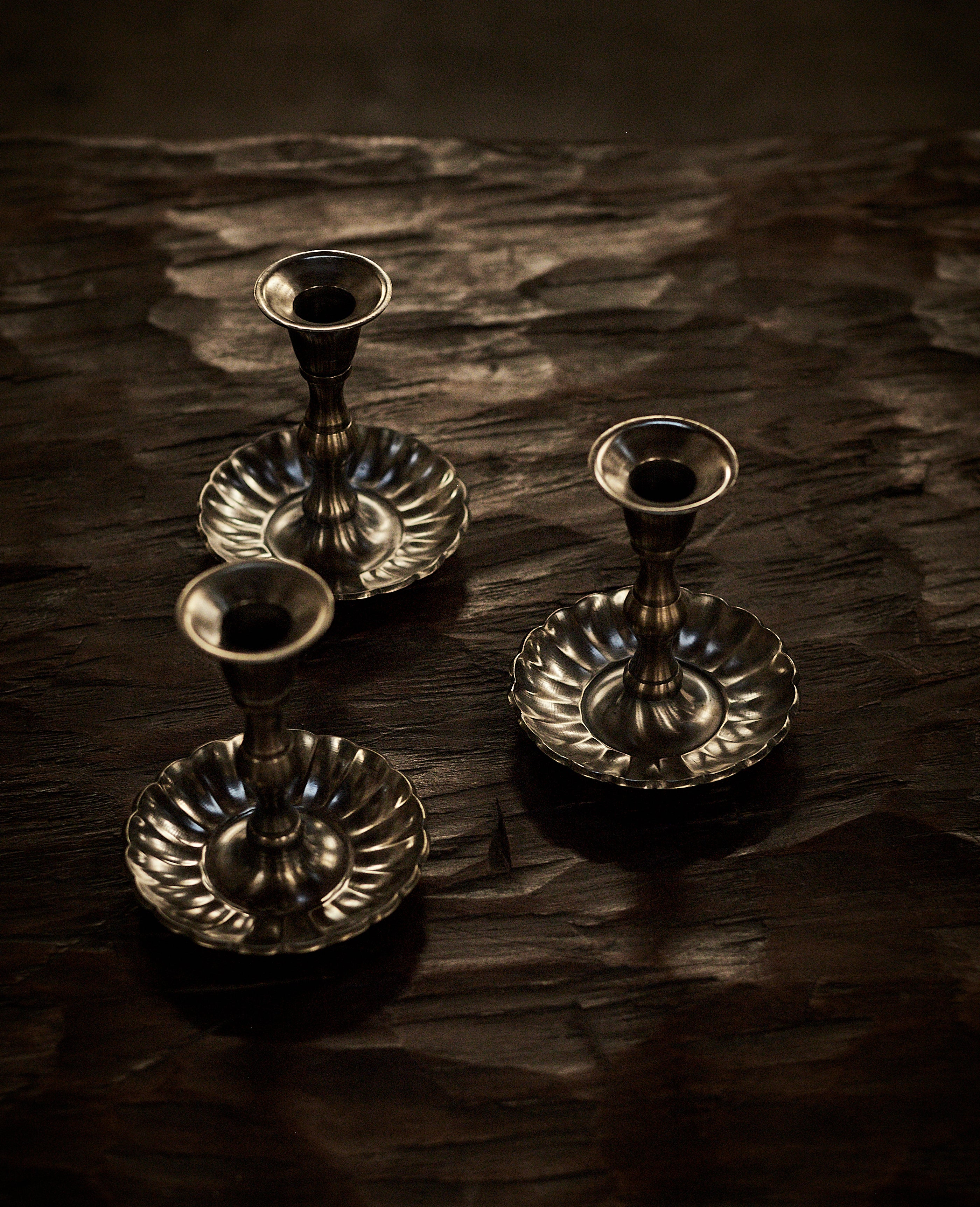 Scalloped Taper Candle Holder - Image 6