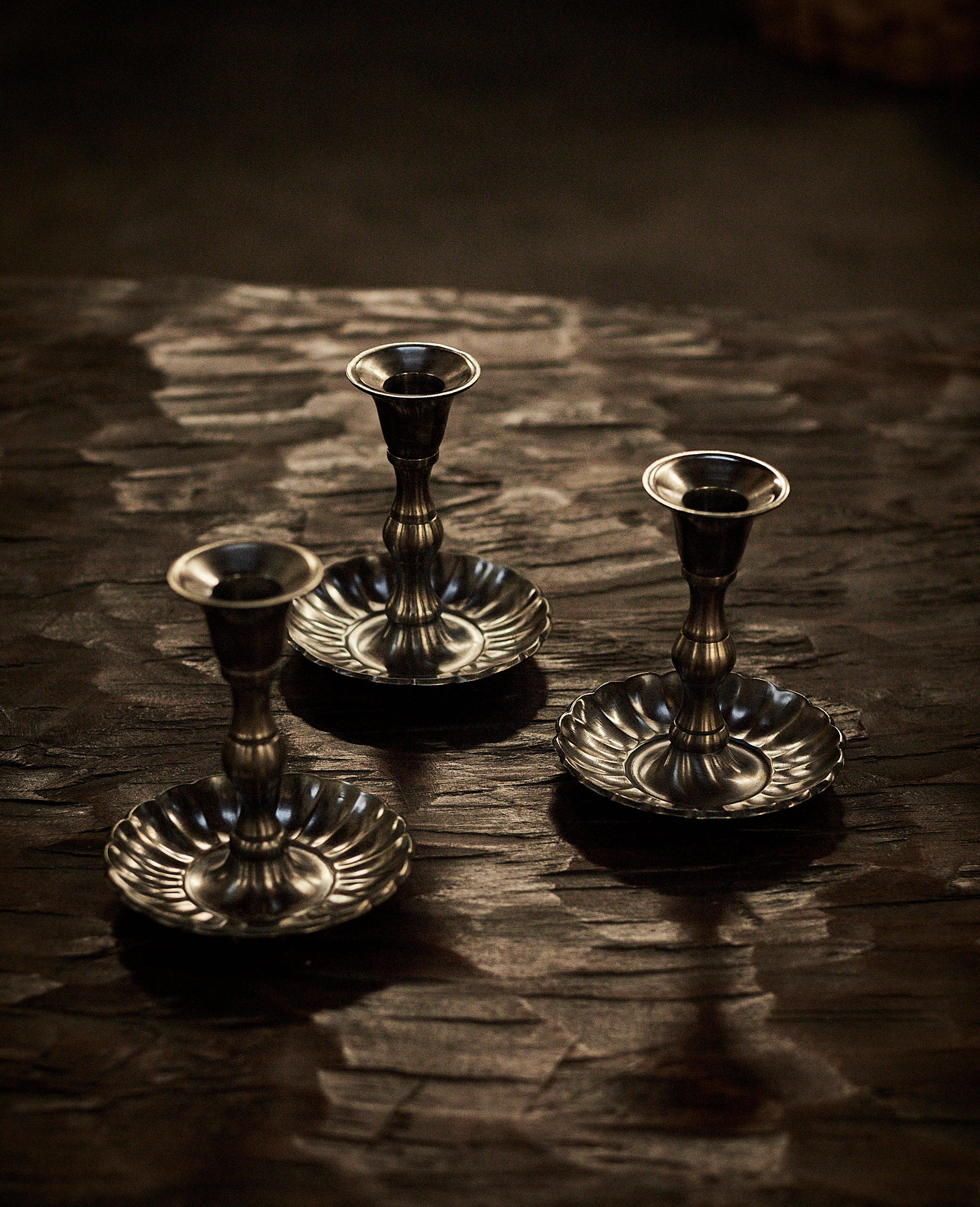 Scalloped Taper Candle Holder - Image 7