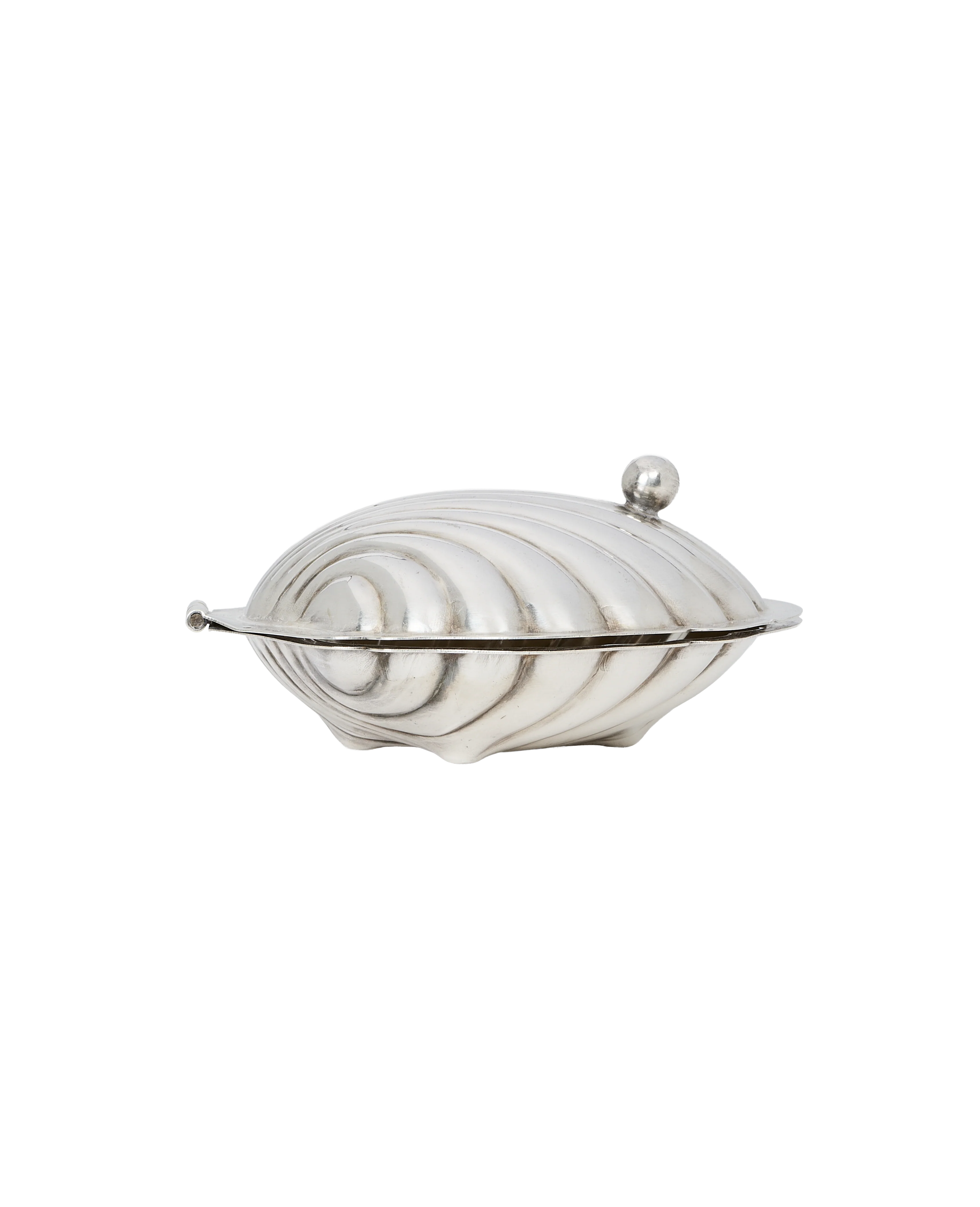 Shell Butter Dish - Silver-Plated - Image 3