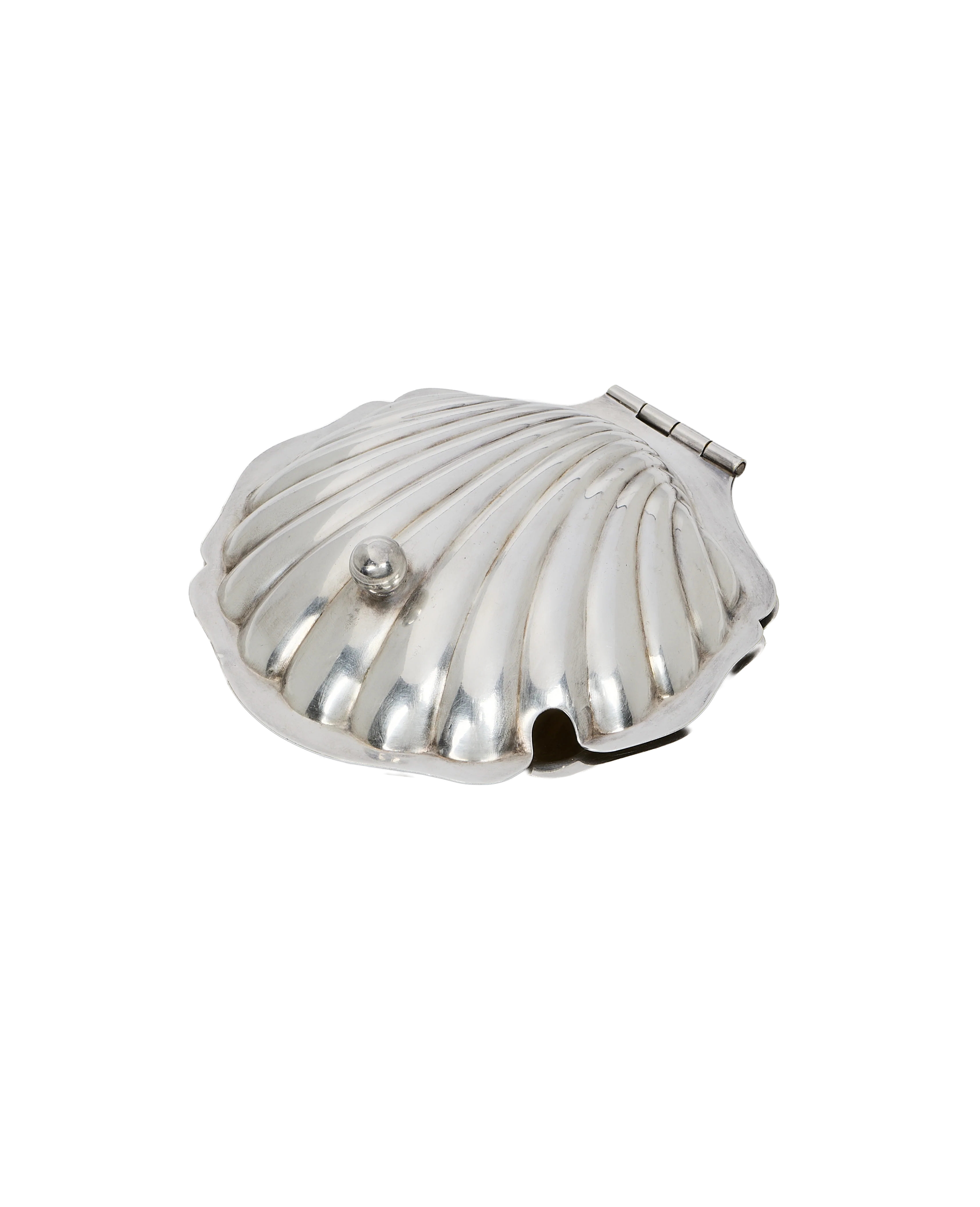 Shell Butter Dish - Silver-Plated - Image 4