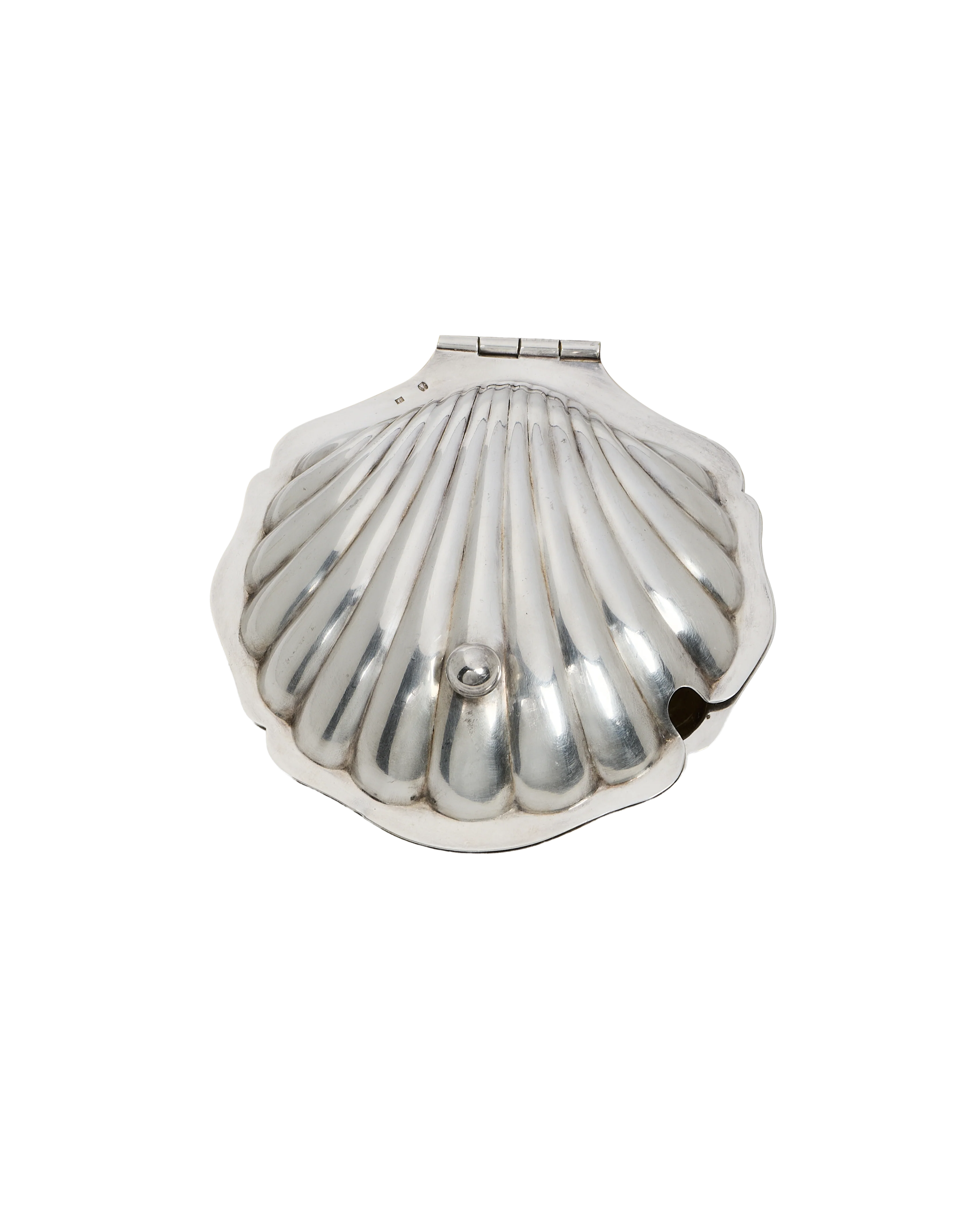 Shell Butter Dish - Silver-Plated - Image 5