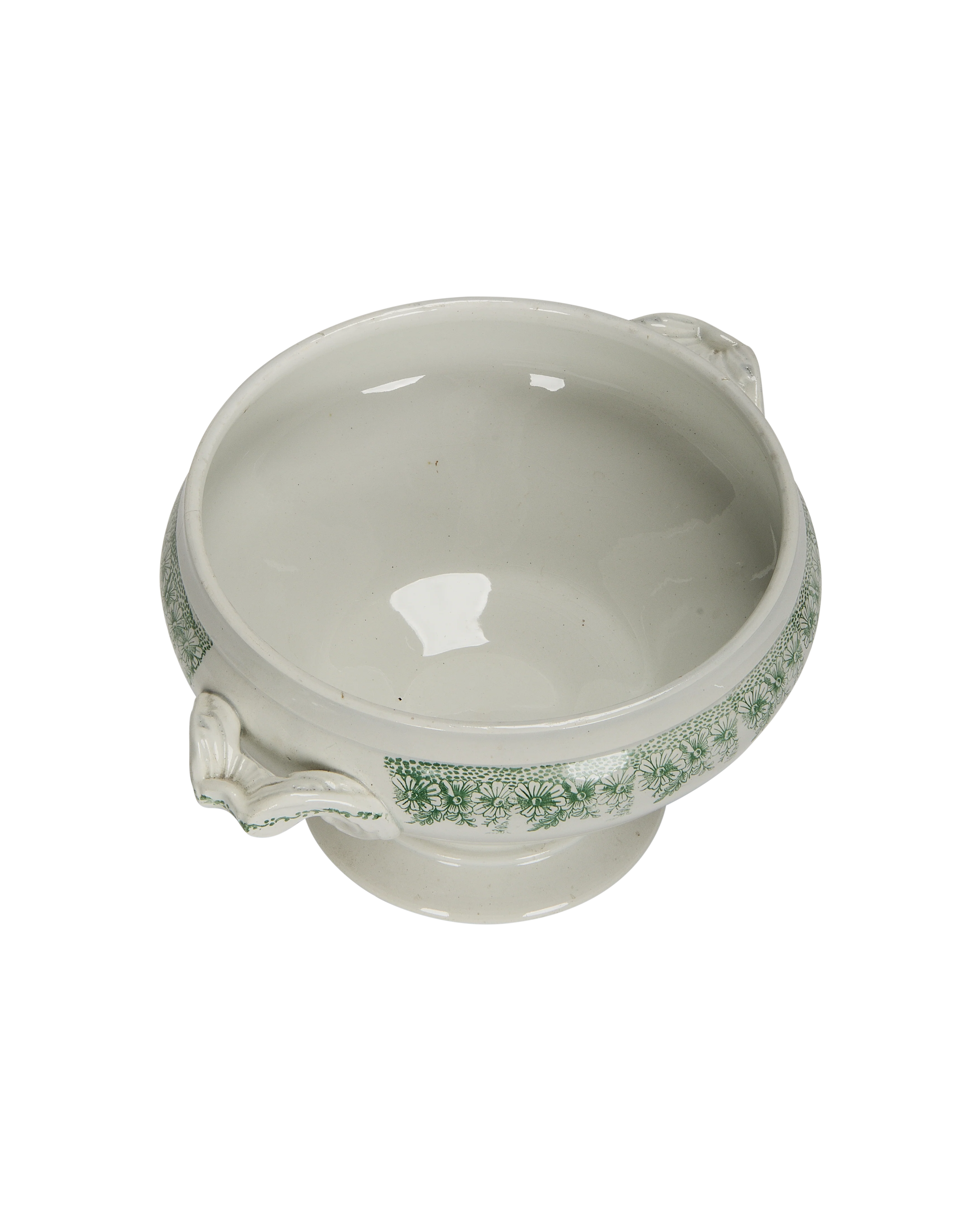 Green and White Soup Tureen - Image 3
