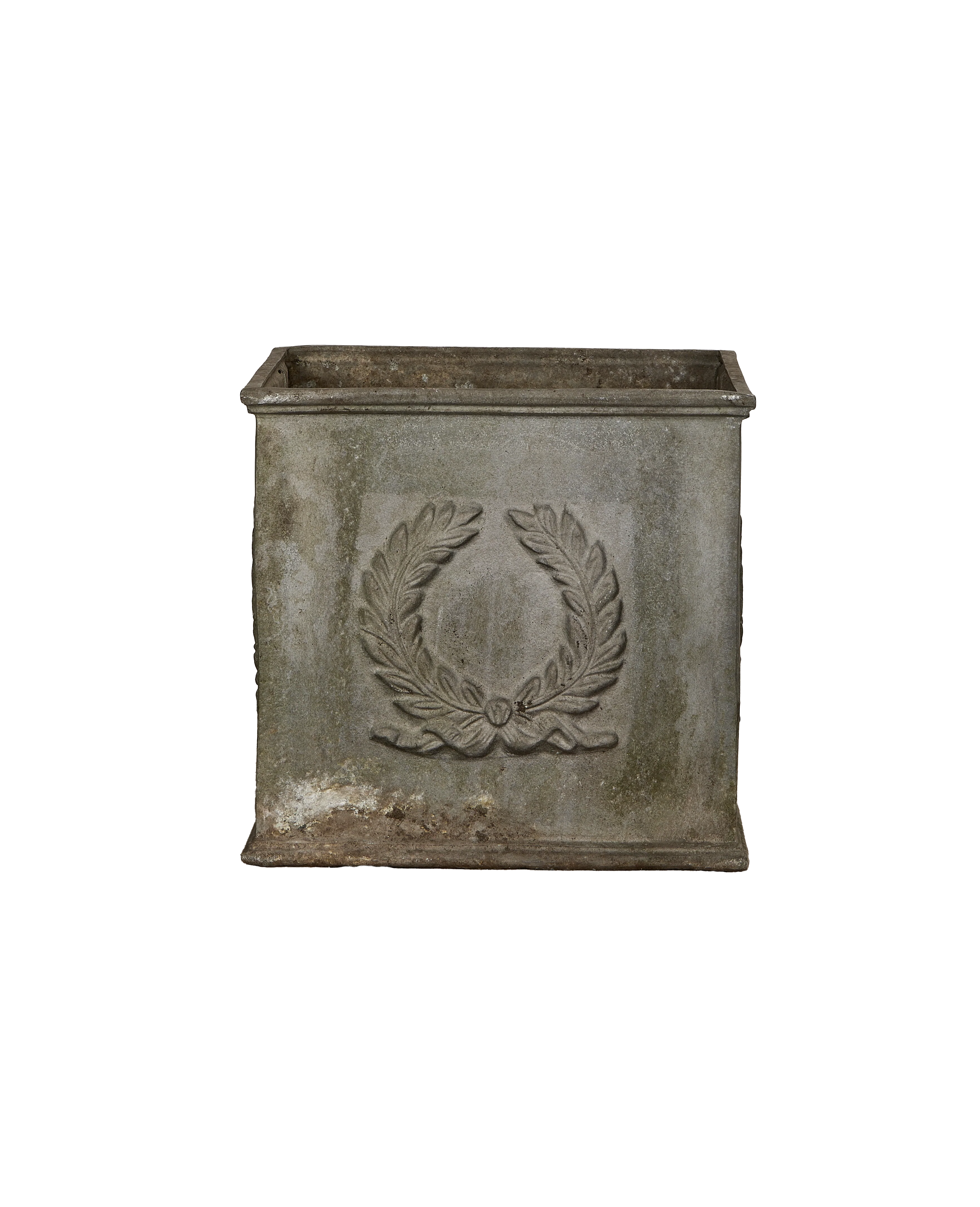 Square Zinc Planter - Image 3