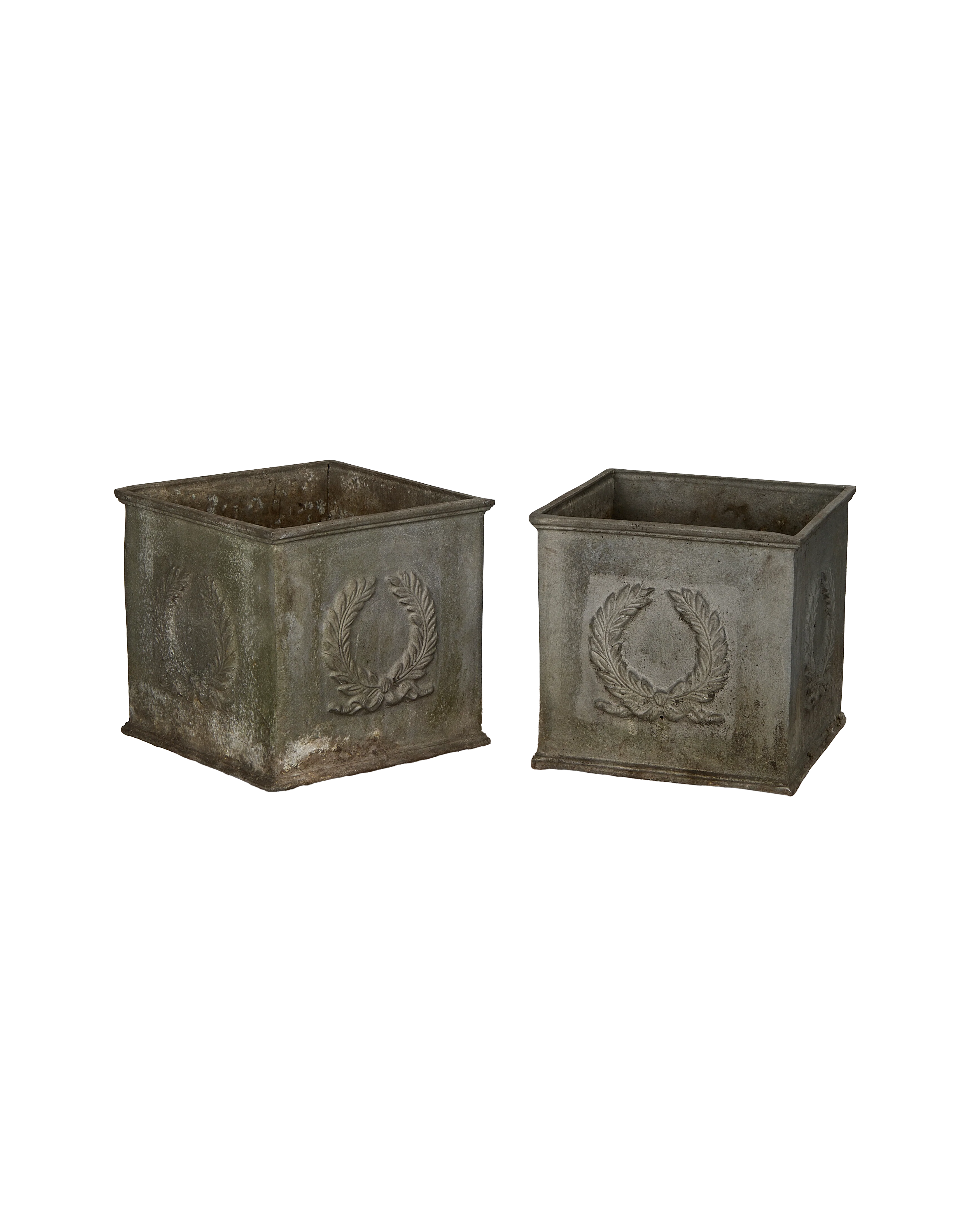Square Zinc Planter - Image 5