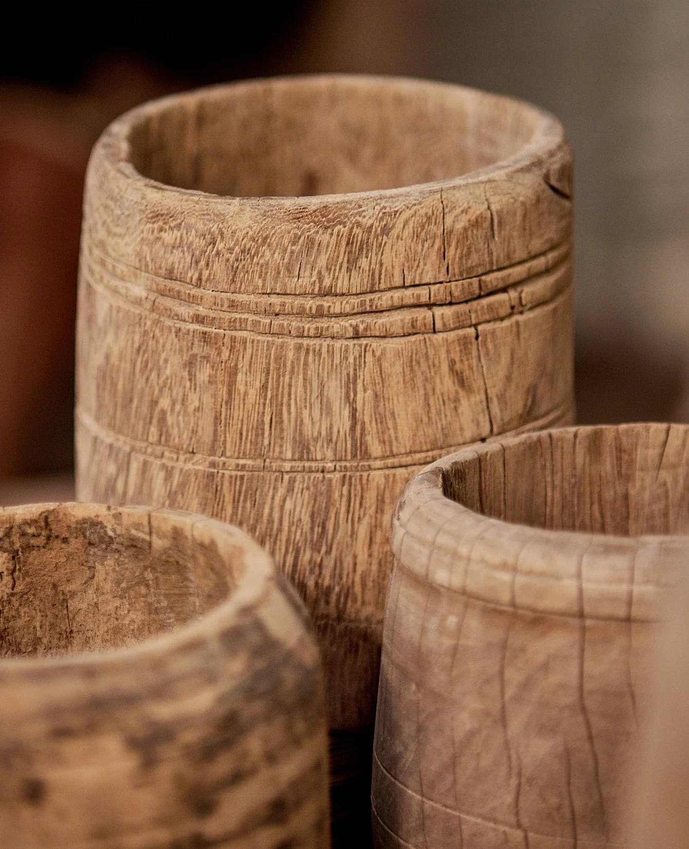 Teak Pot - Bleached - Image 5
