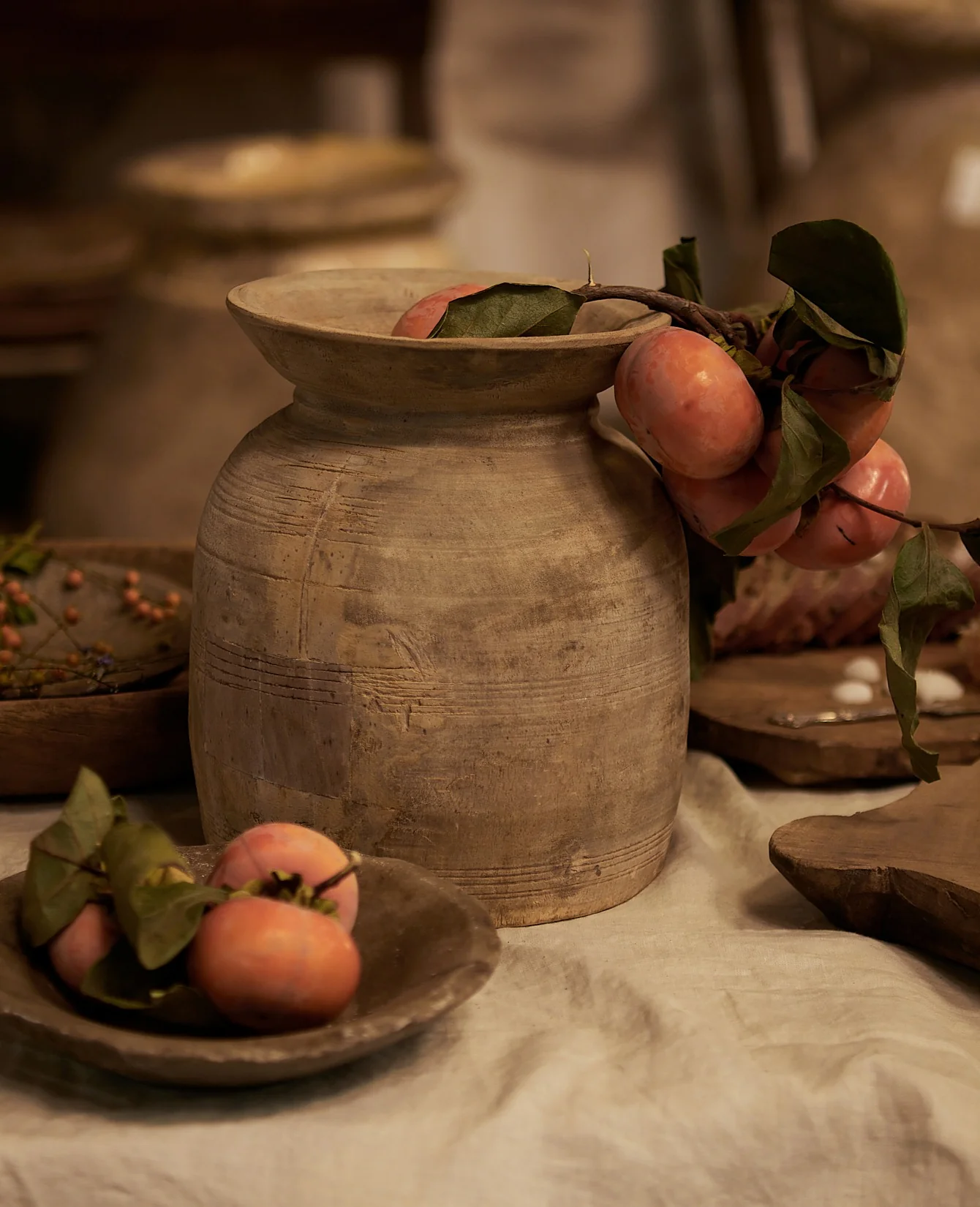 Teak Vase - Bleached - Image 4