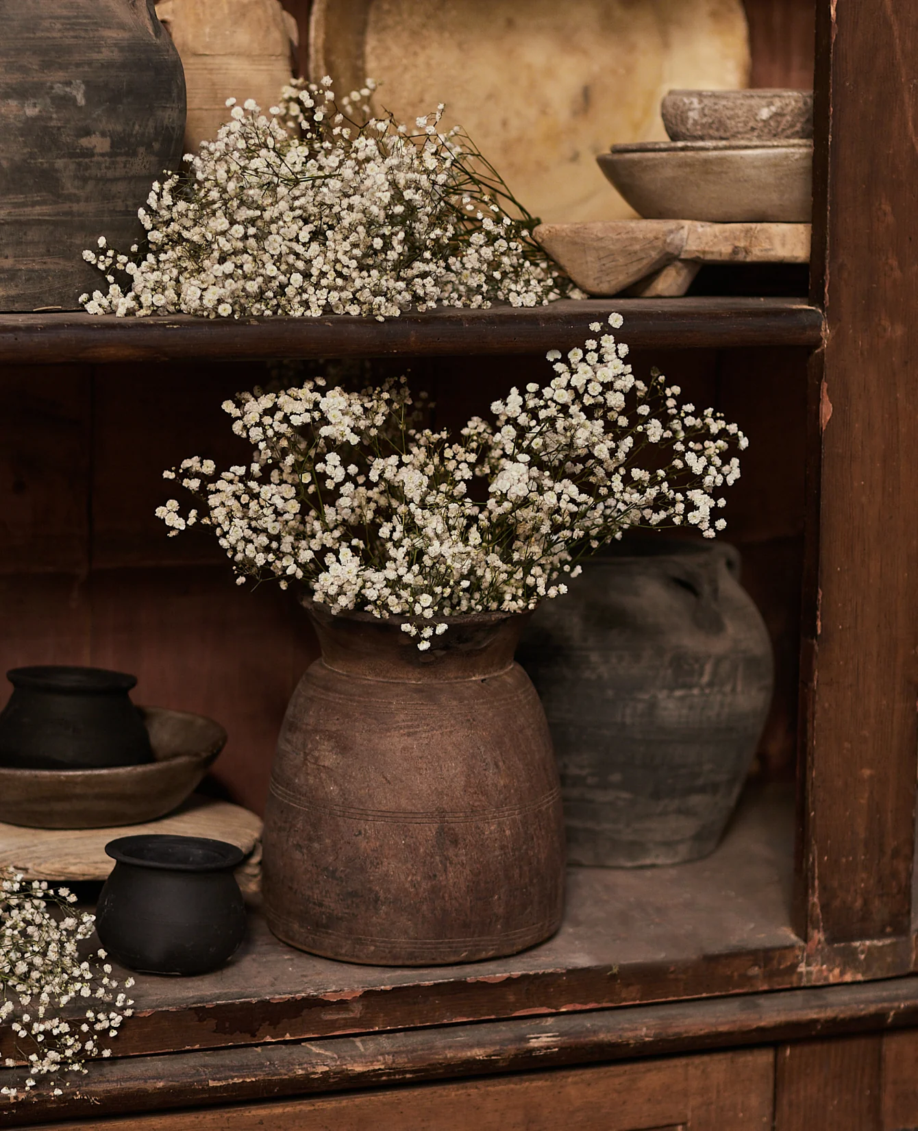 Teak Vase - Natural - Image 3