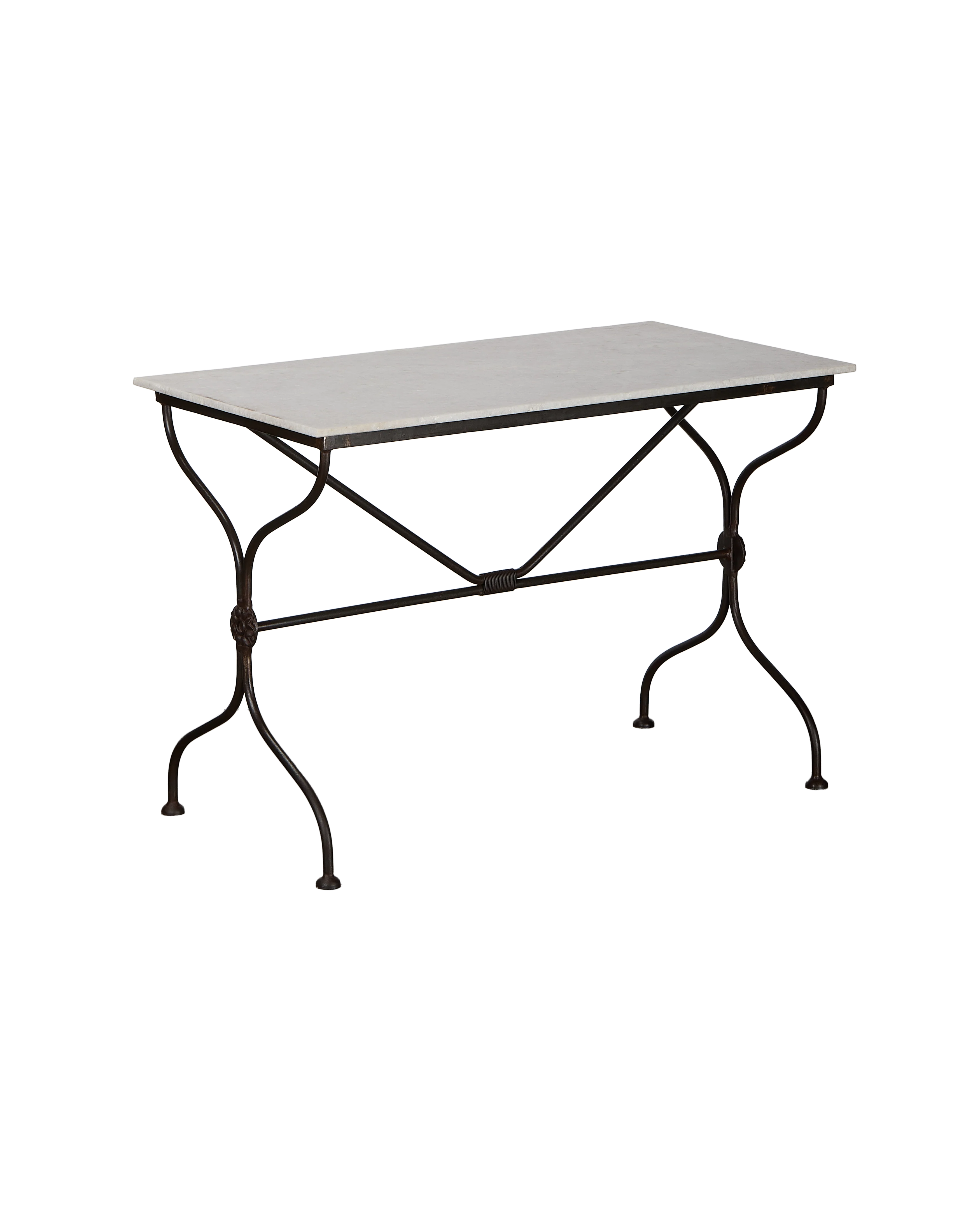 Trellis Marble Bistro Table - Rectangle - Image 2