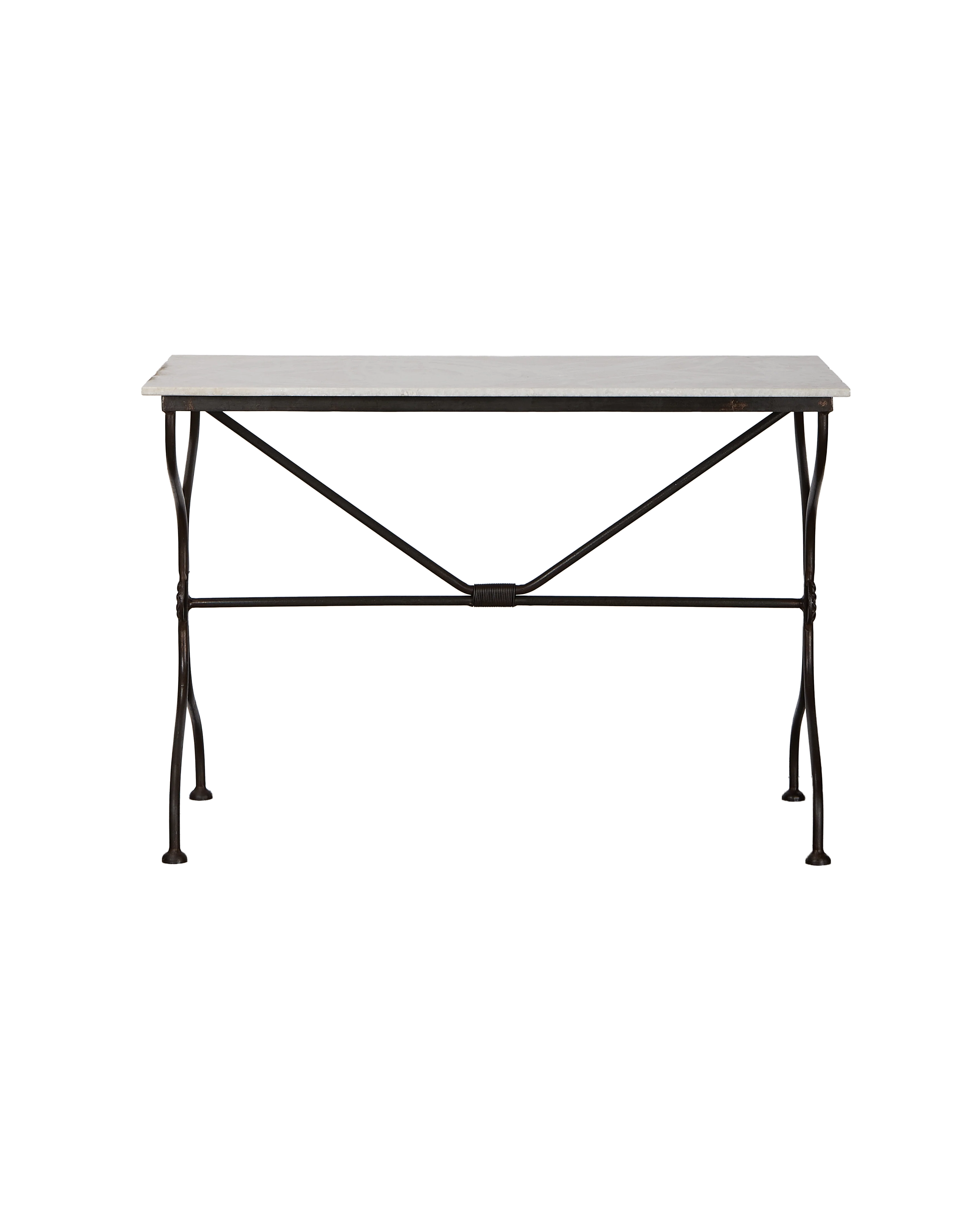 Trellis Marble Bistro Table - Rectangle - Image 3