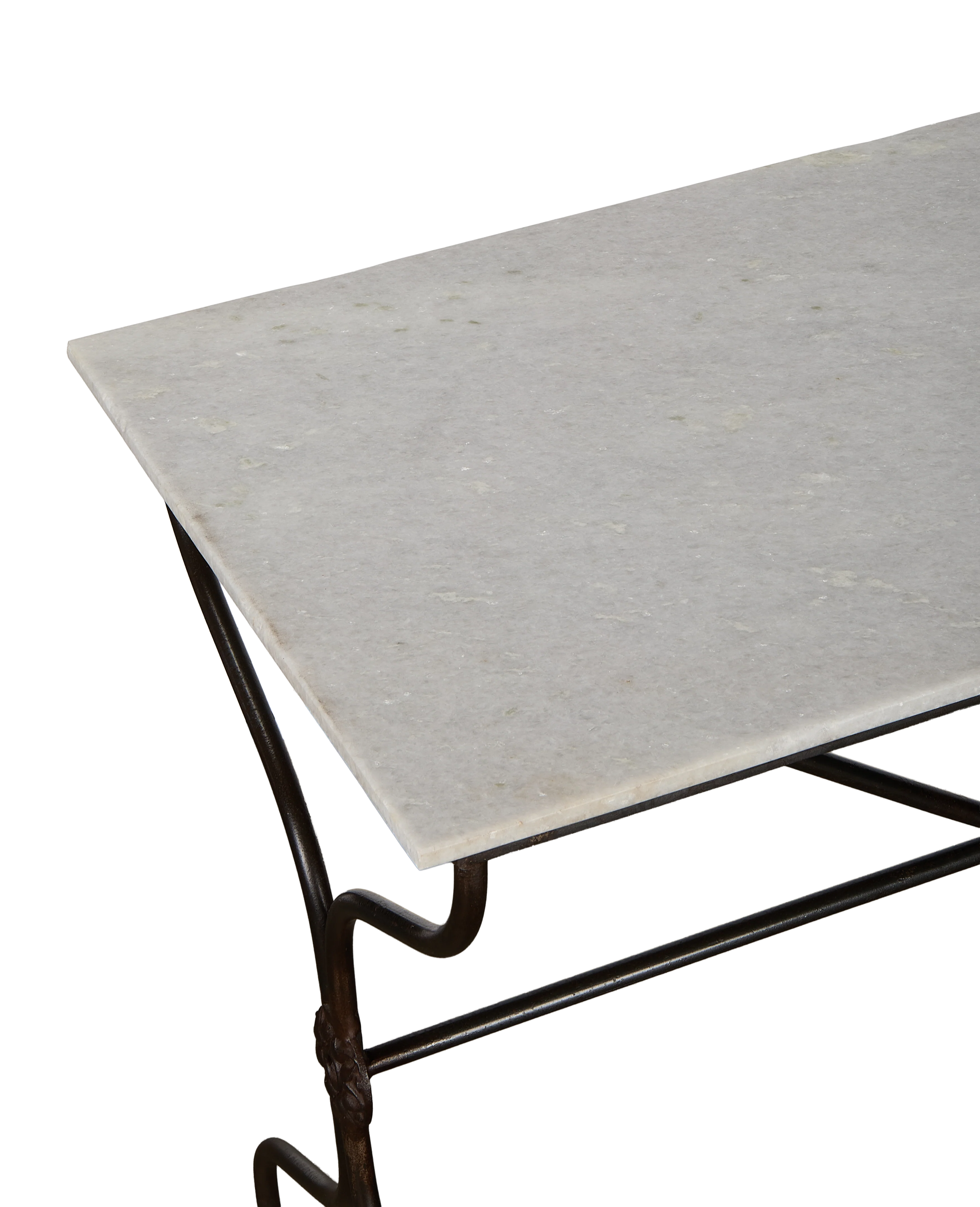Trellis Marble Bistro Table - Rectangle - Image 4