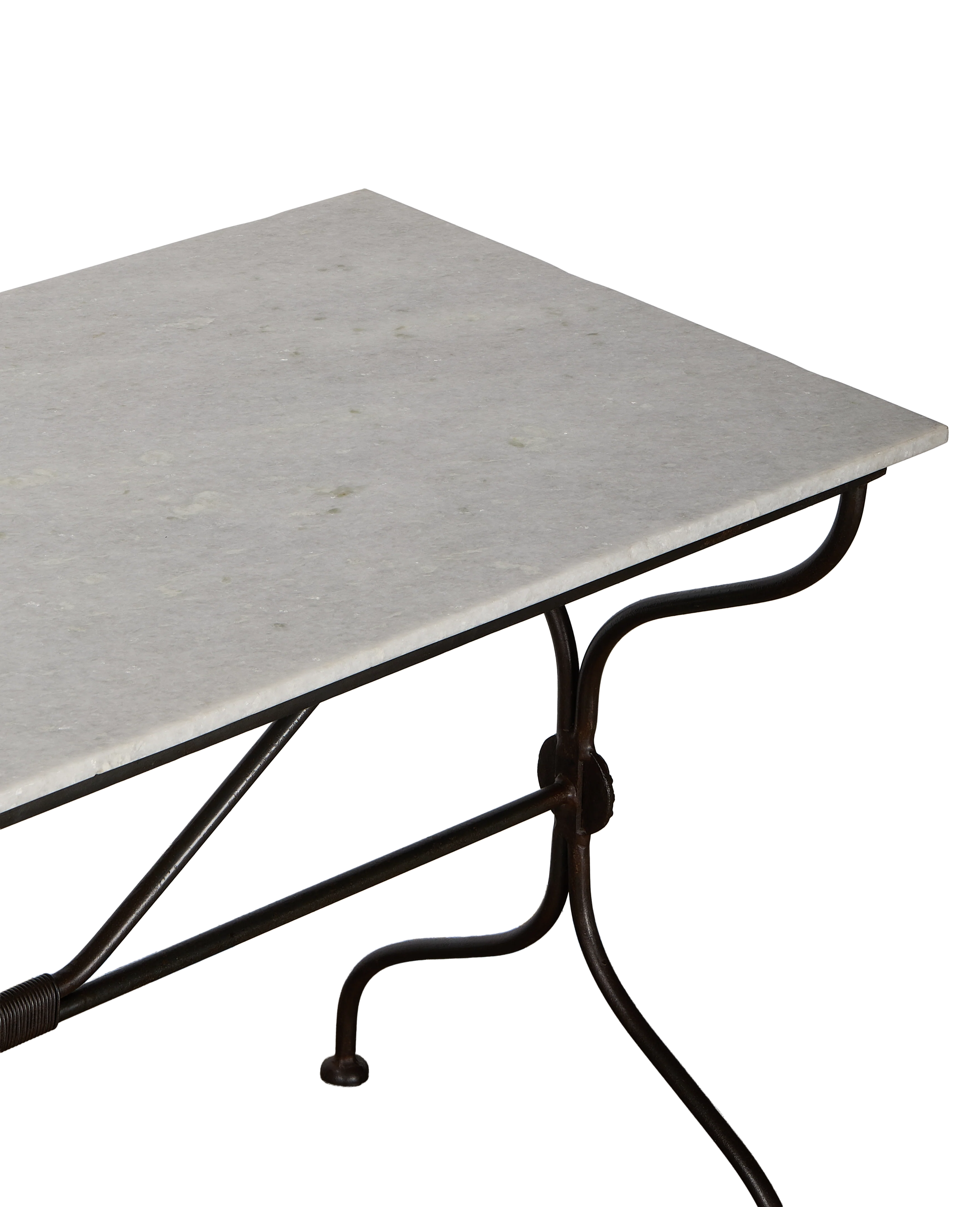 Trellis Marble Bistro Table - Rectangle - Image 5