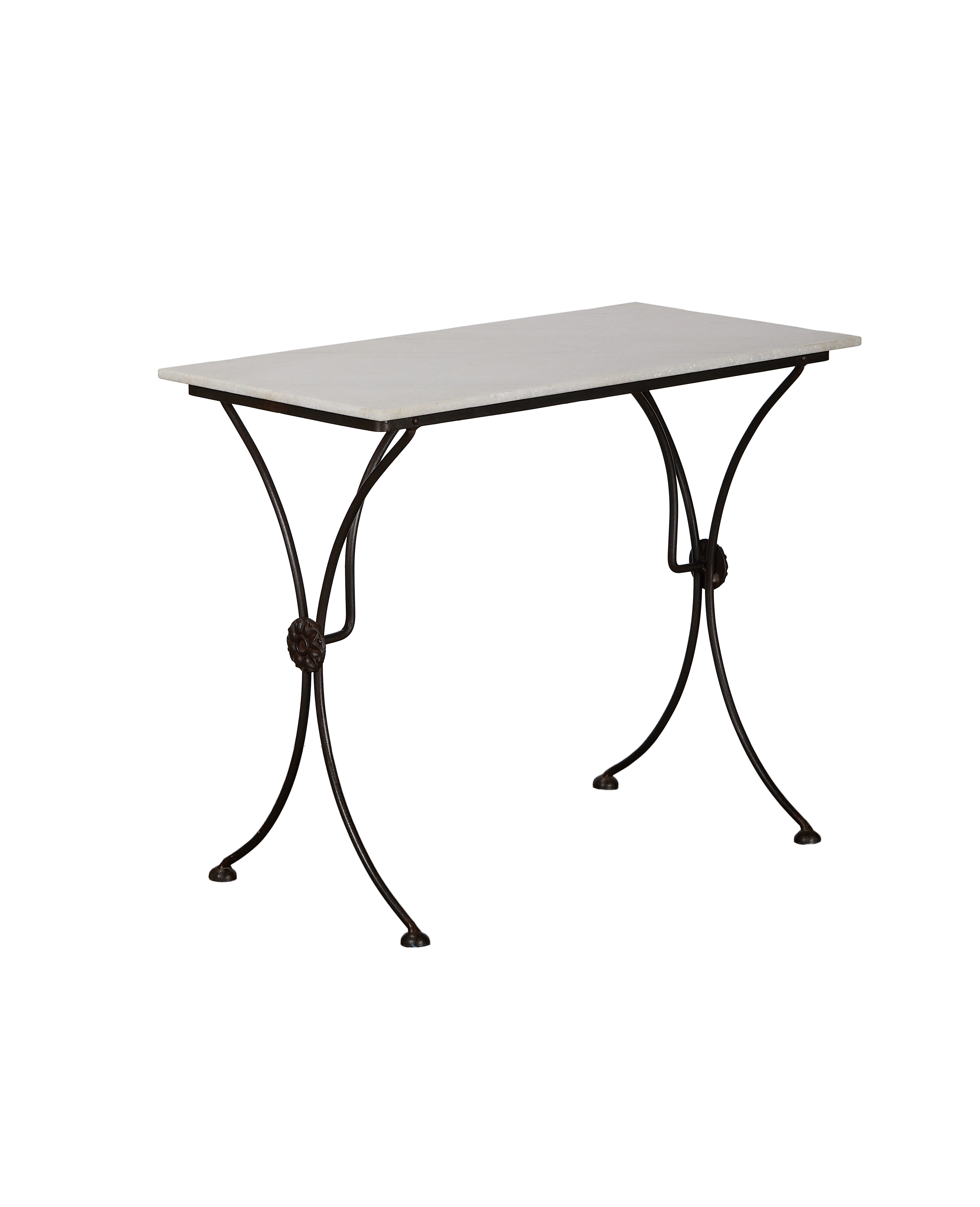 Trellis Marble Bistro Table - Rectangle - Image 8