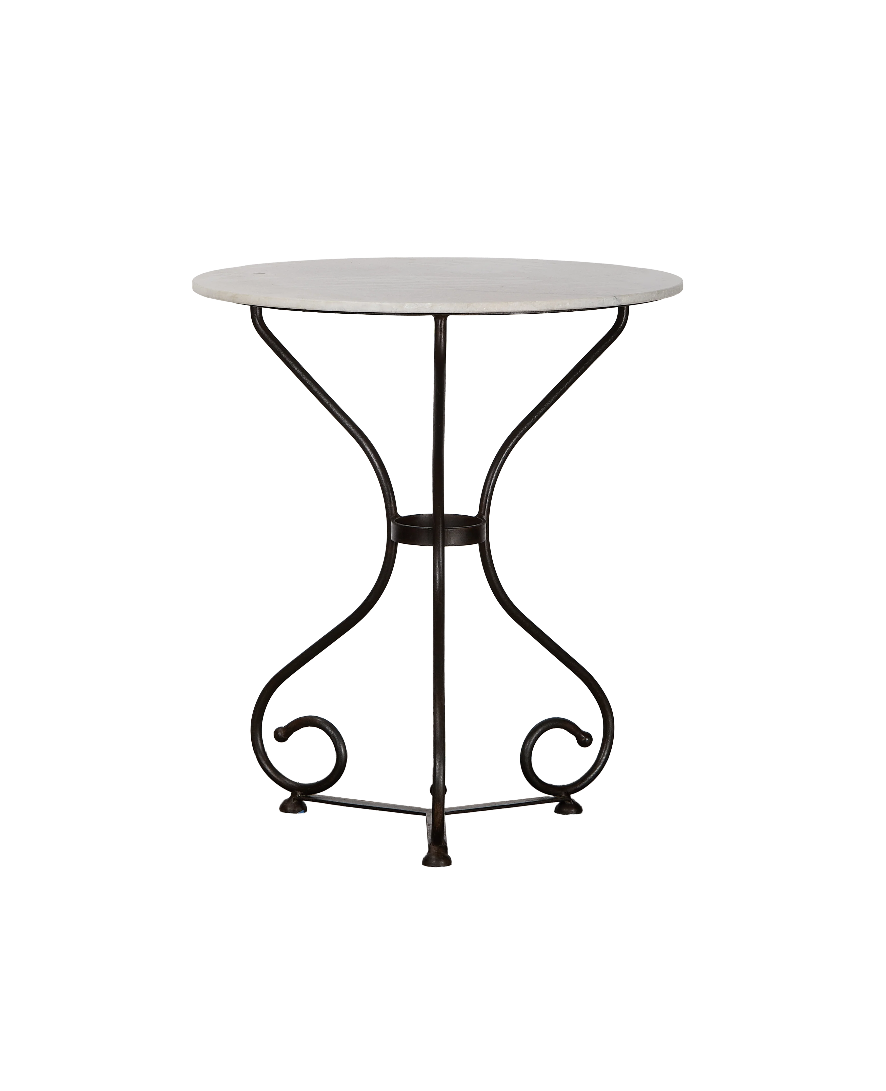Trellis Marble Bistro Table - Round