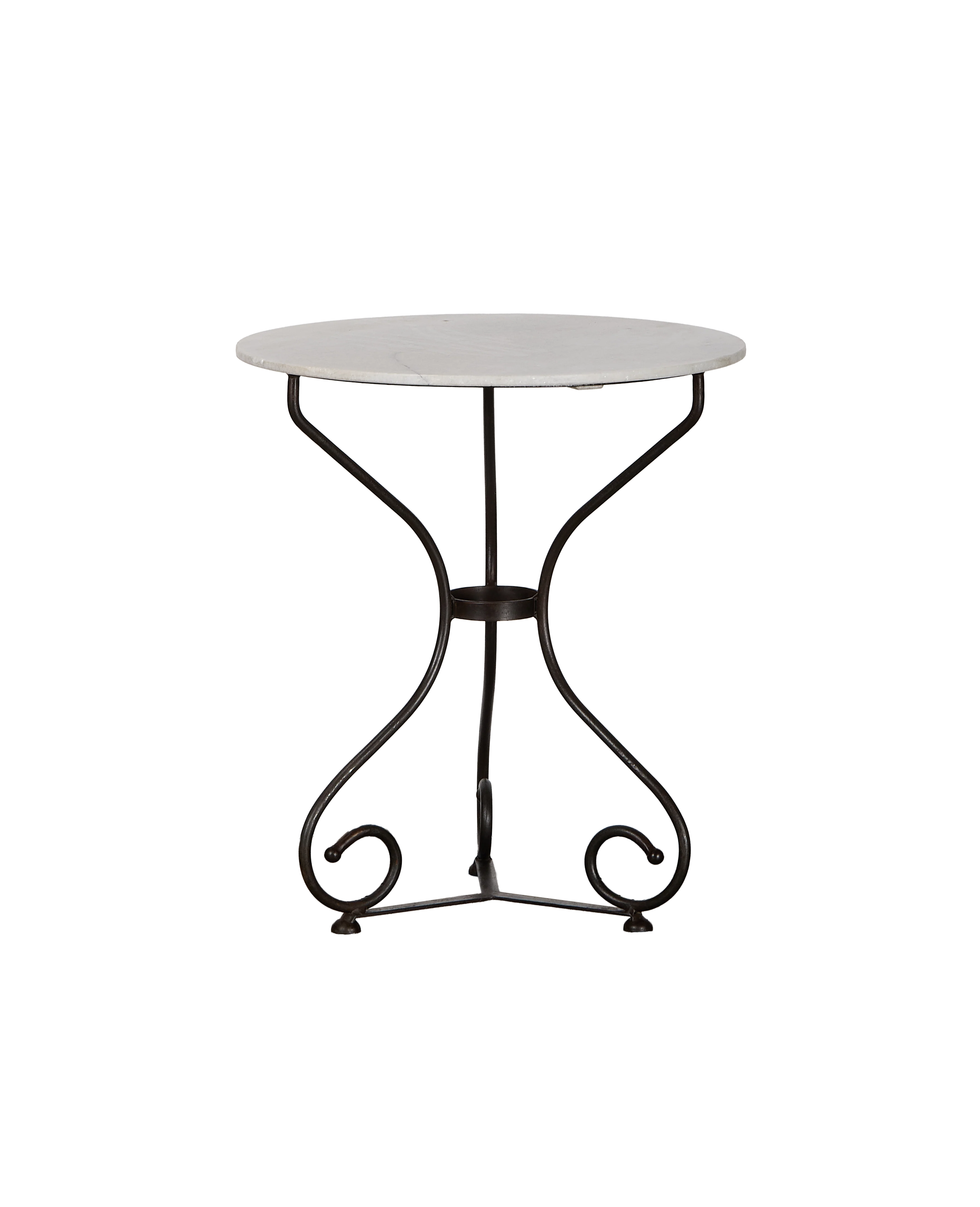 Trellis Marble Bistro Table - Round - Image 2
